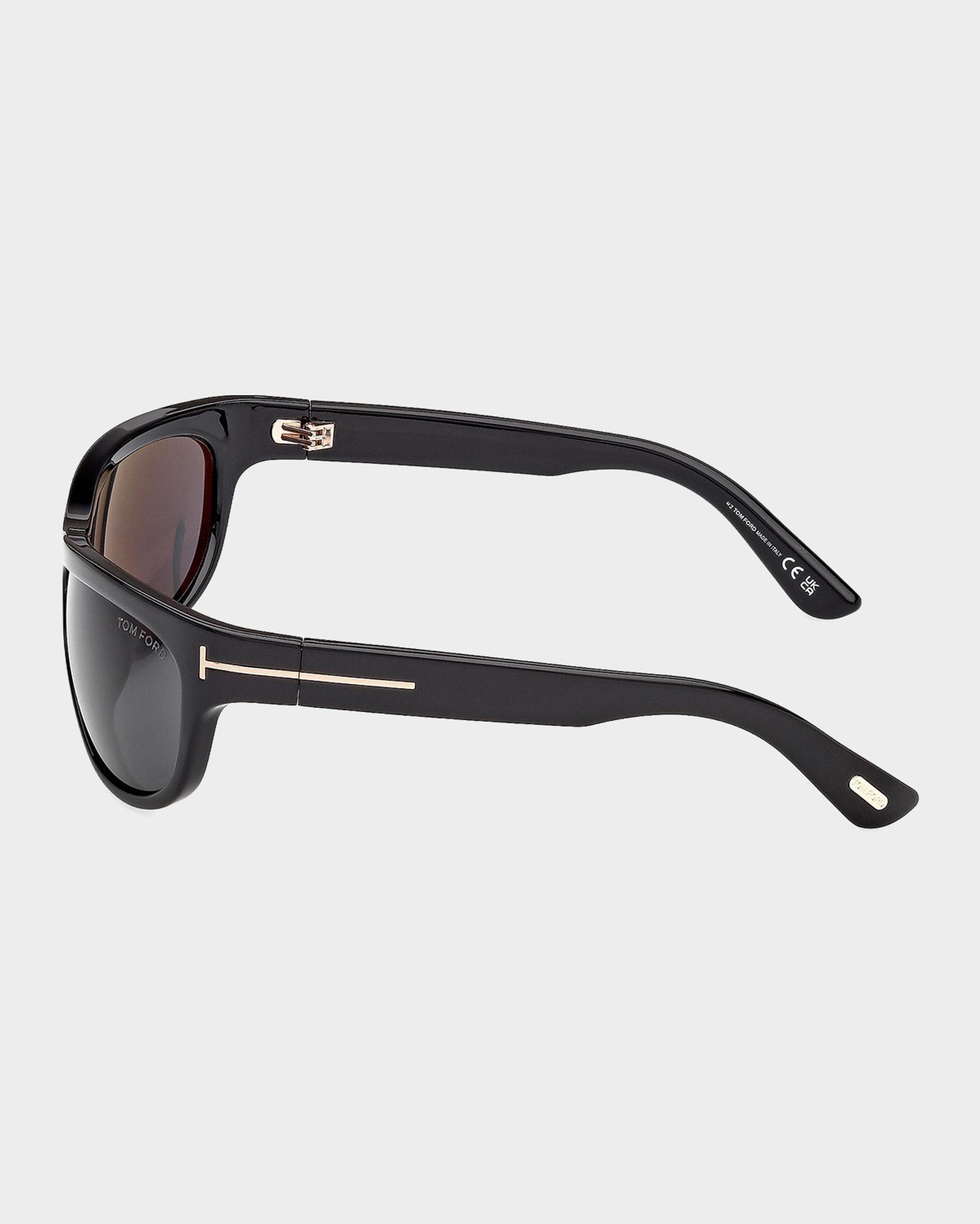 TOM FORD Men's Anders-02 Acetate Rectangle Sunglasses | Neiman Marcus