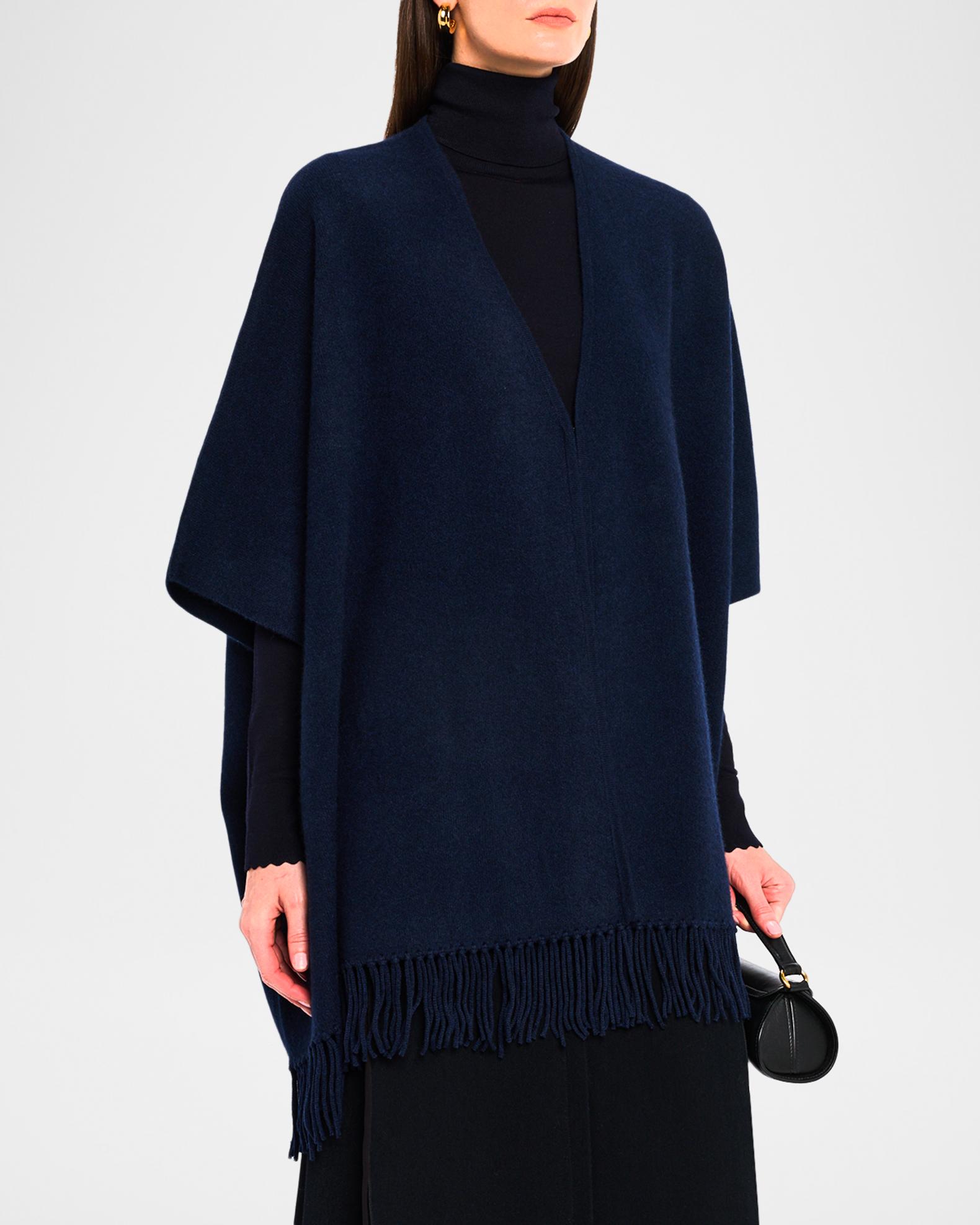 Sofia Cashmere Double-Face Cashmere Cape | Neiman Marcus
