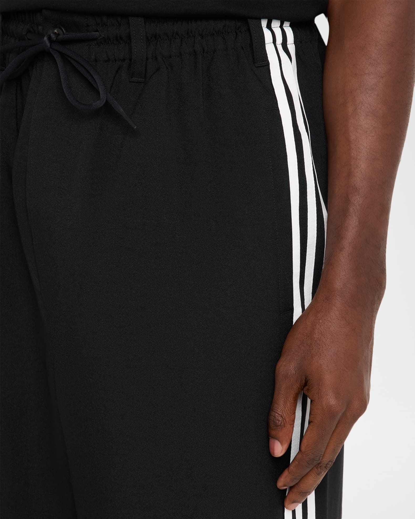 Y-3 x Y-3 Men's 3-Stripe Sport Uniform Pants | Neiman Marcus