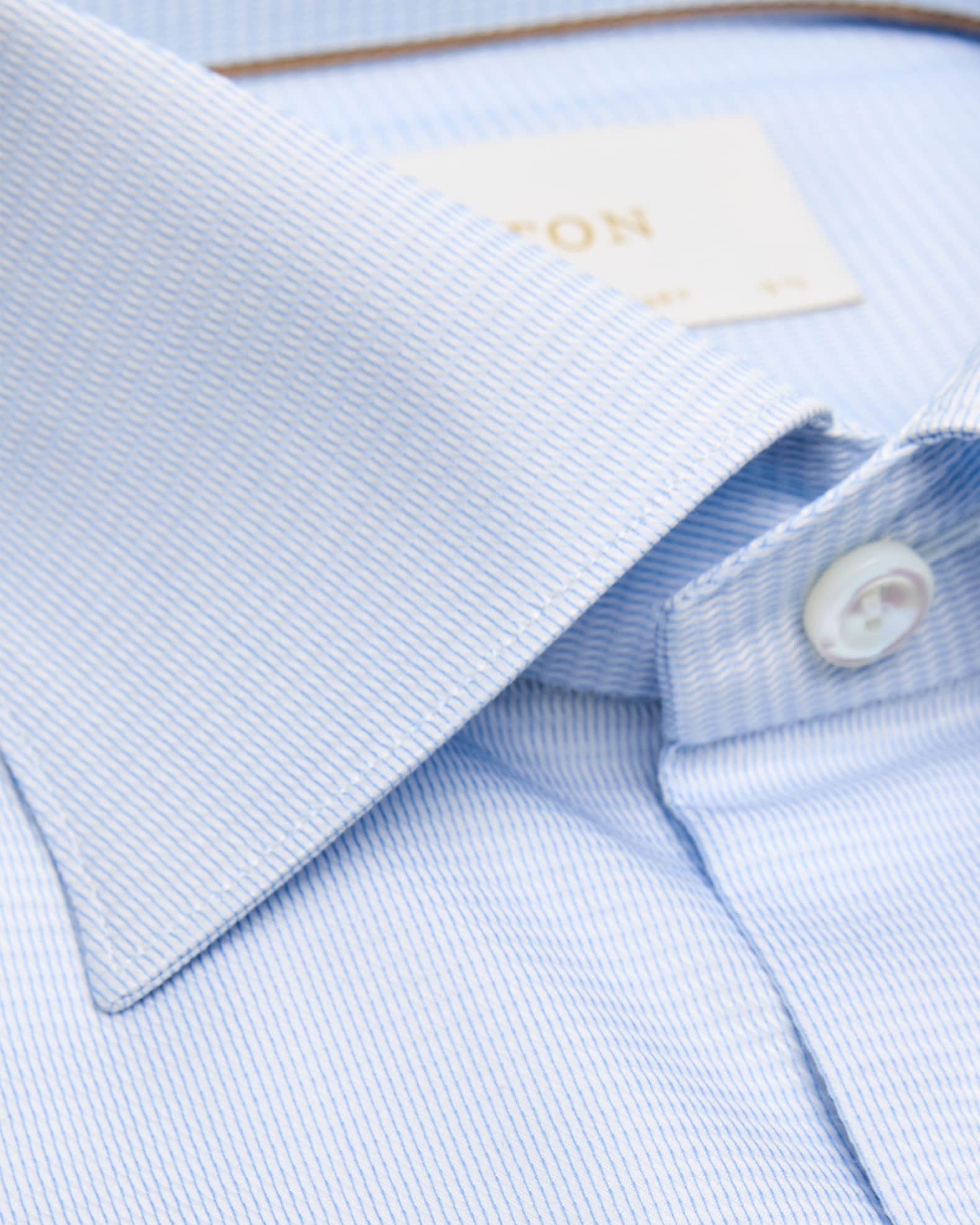 white christmas dresses Eton Slim Fit Twill Paisley Trim Shirt Lavender / 43 main image 0