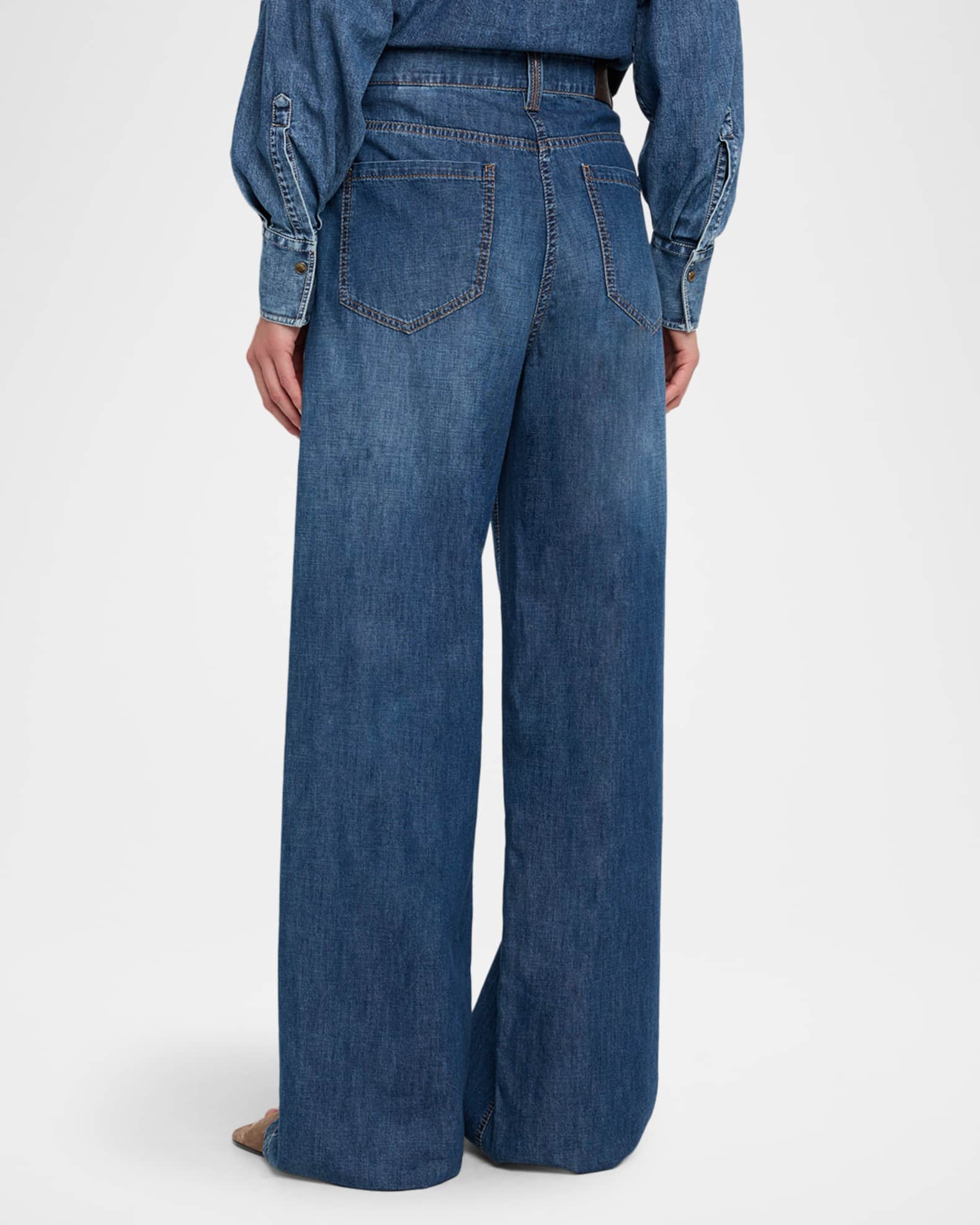 【美品】Brunello Cucinelli ブルーデニム｜ラグジュアリー BRUNELLO CUCINELLI jeans 'Leisure Fit' blue | BRAUN Hamburg