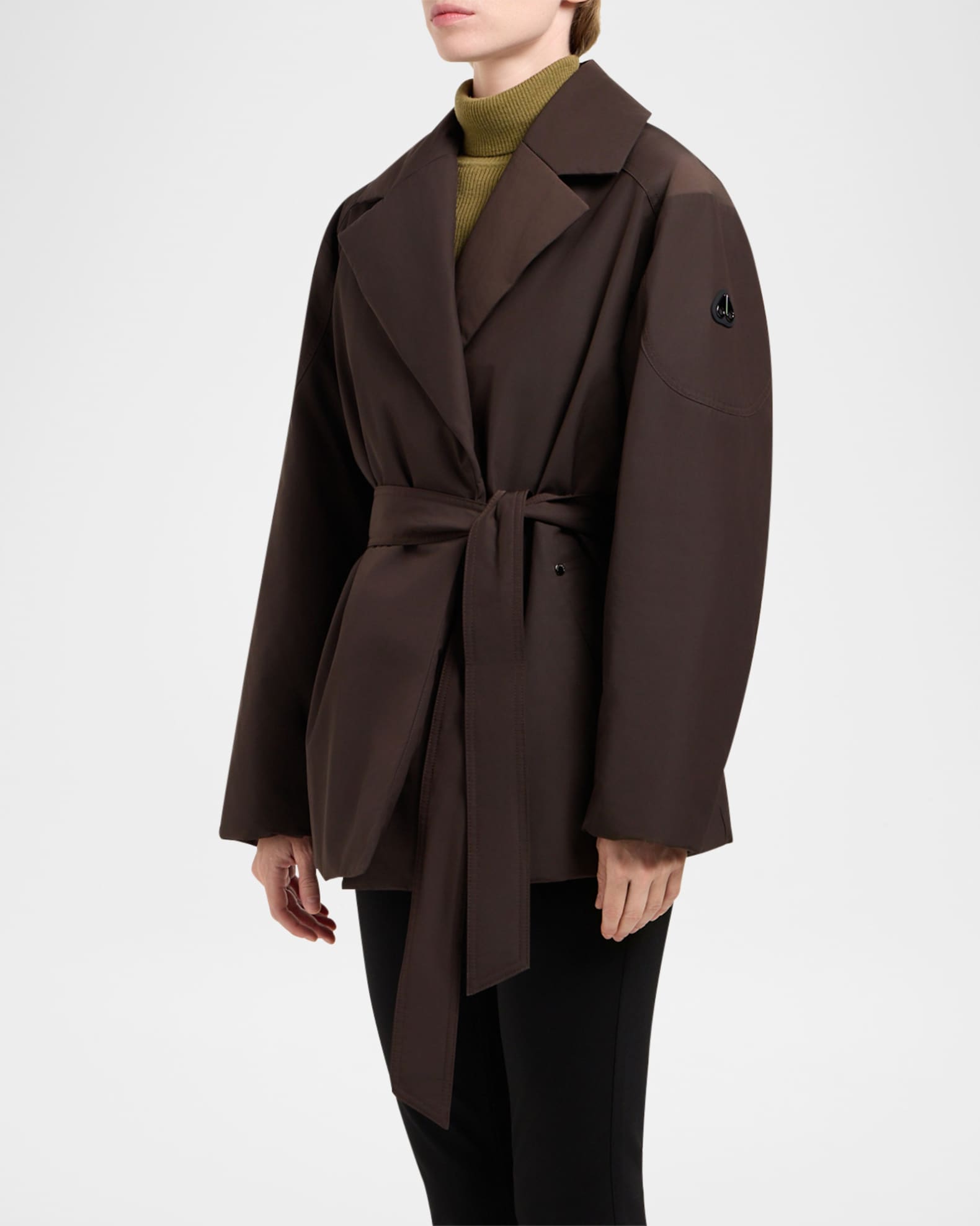 Moose Knuckles Lonsdale Short Wrap Jacket | Neiman Marcus