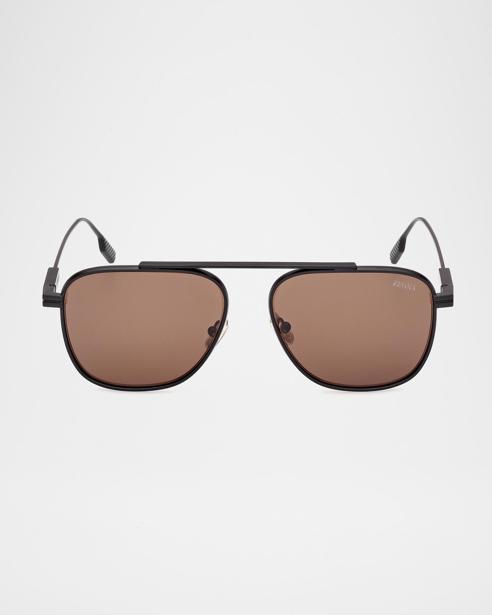 ZEGNA Orizzonte I Metal Navigator Sunglasses | Neiman Marcus