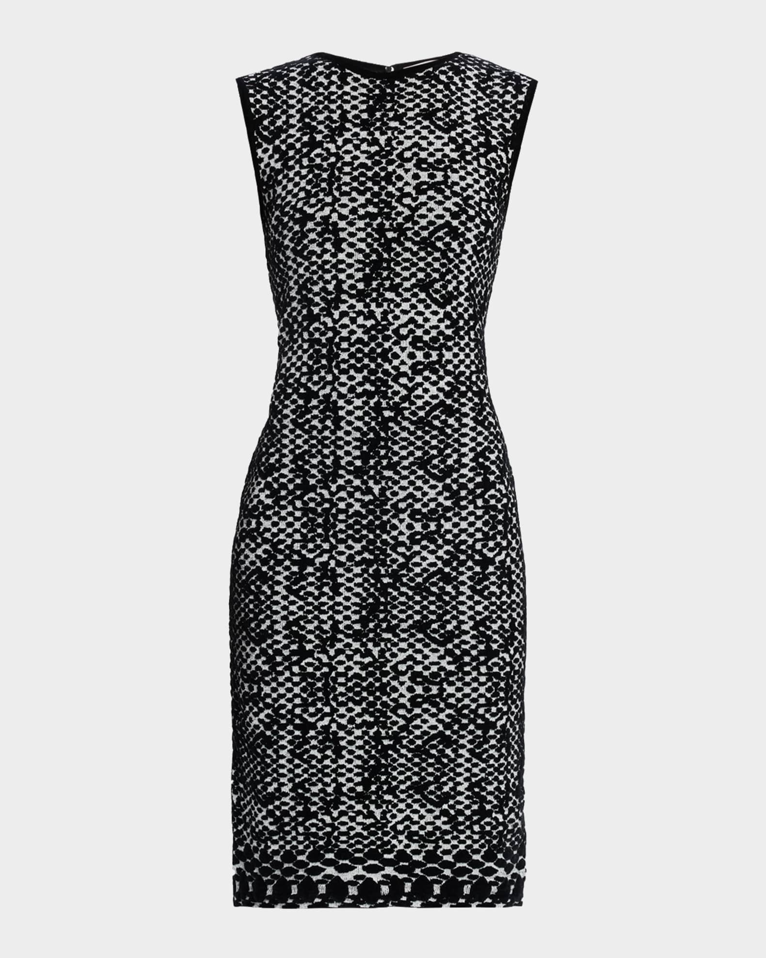 Chiara Boni La Petite Robe Women's Avado Two-Tone Body-Con Dress - Black White - Size XL