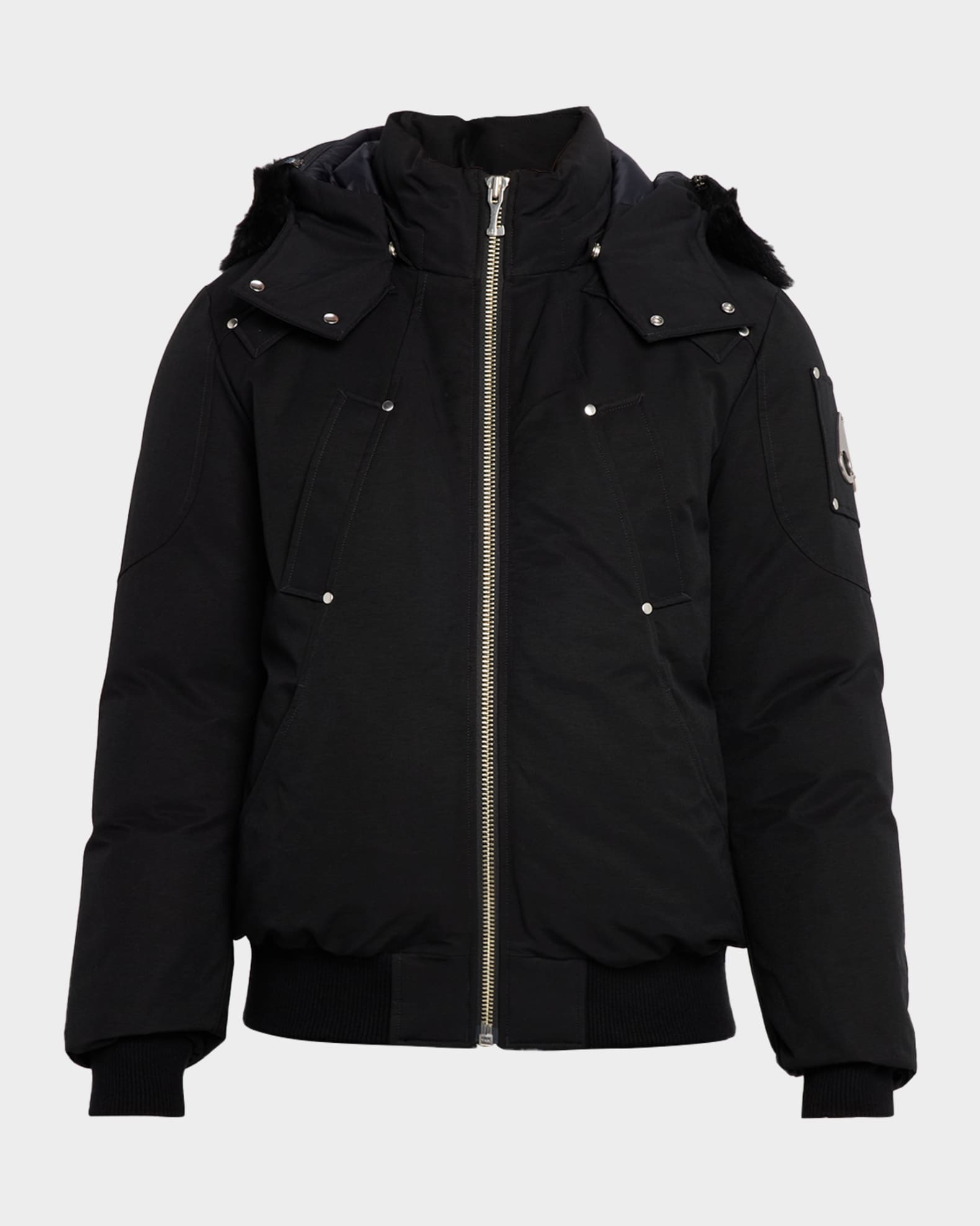 ジャケット・アウター Moose Knuckles original Ballistic Moose Knuckles Original Ballistic Shearling Trimmed Down Bomber