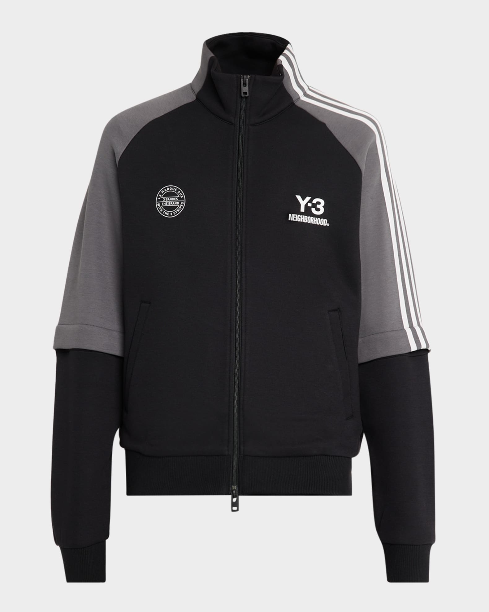 Y-3 x NEIGHBORHOOD Men's Track Top Full-Zip Sweater | Neiman Marcus
