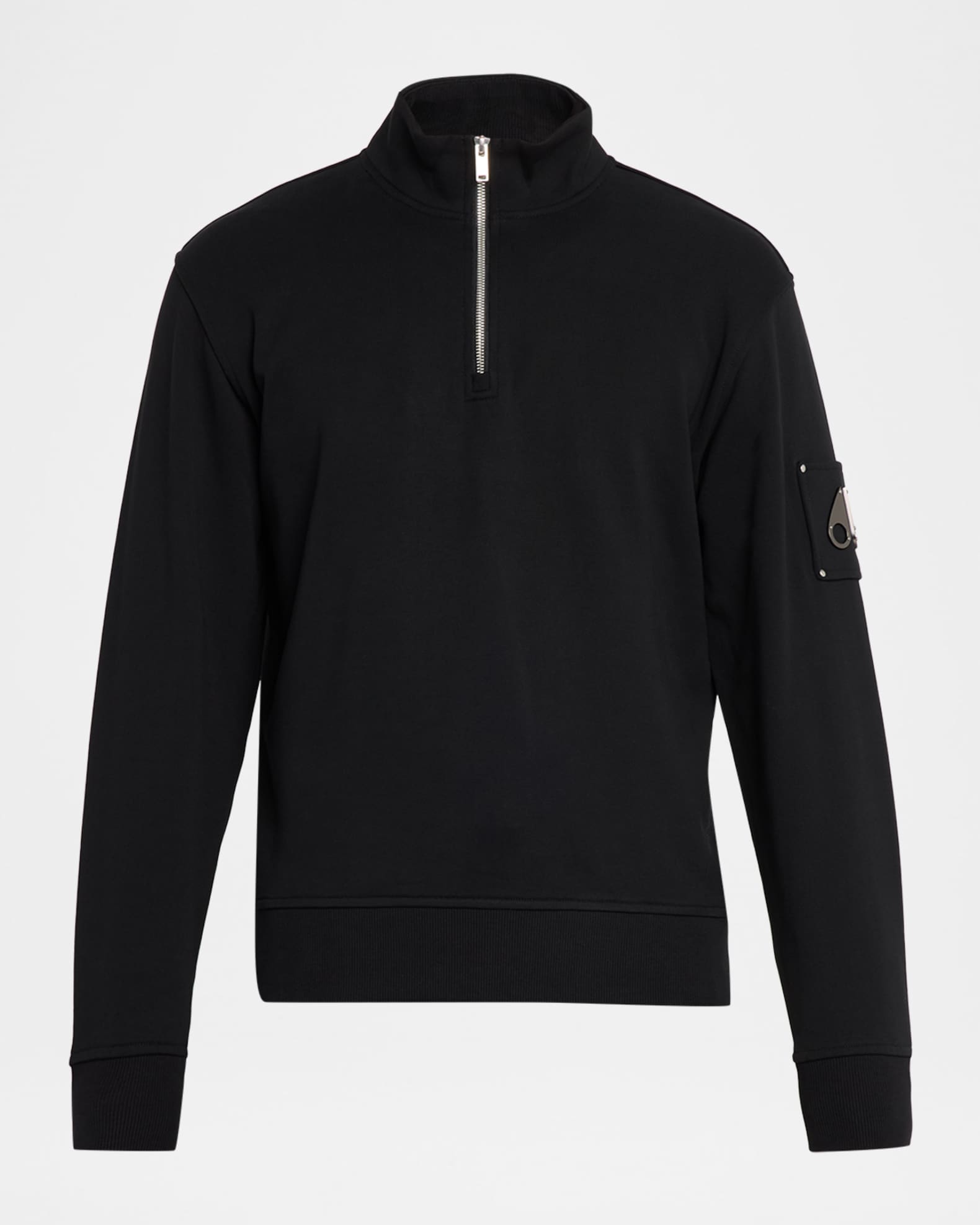 t*e様 MOOSE KNUCKLES スウェット ブラック M Moose Knuckles Men's Hartsfield Quarter-Zip Sweatshirt | Neiman Marcus