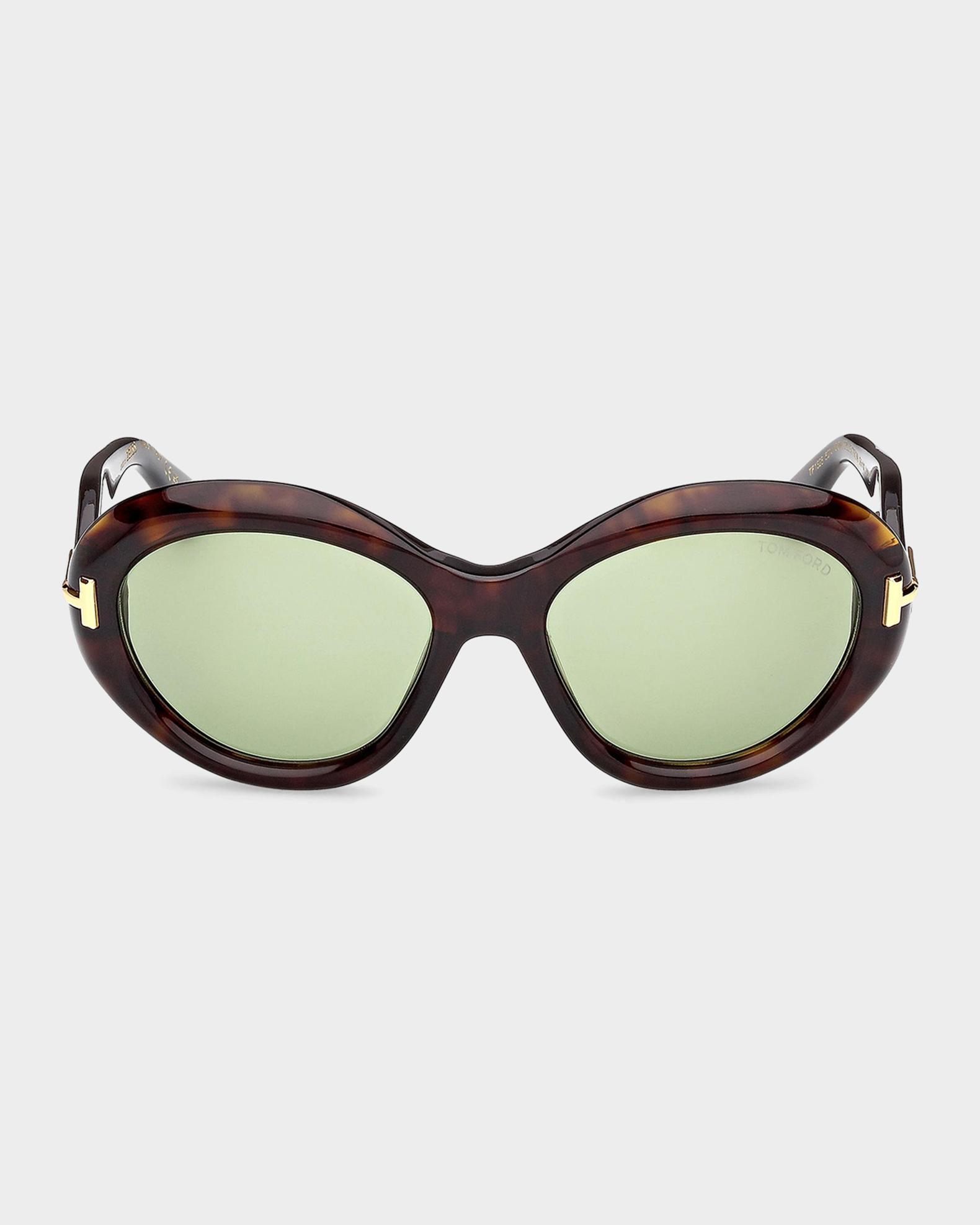 TOM FORD TOM FORD Icon 55MM Oval Sunglasses | Neiman Marcus