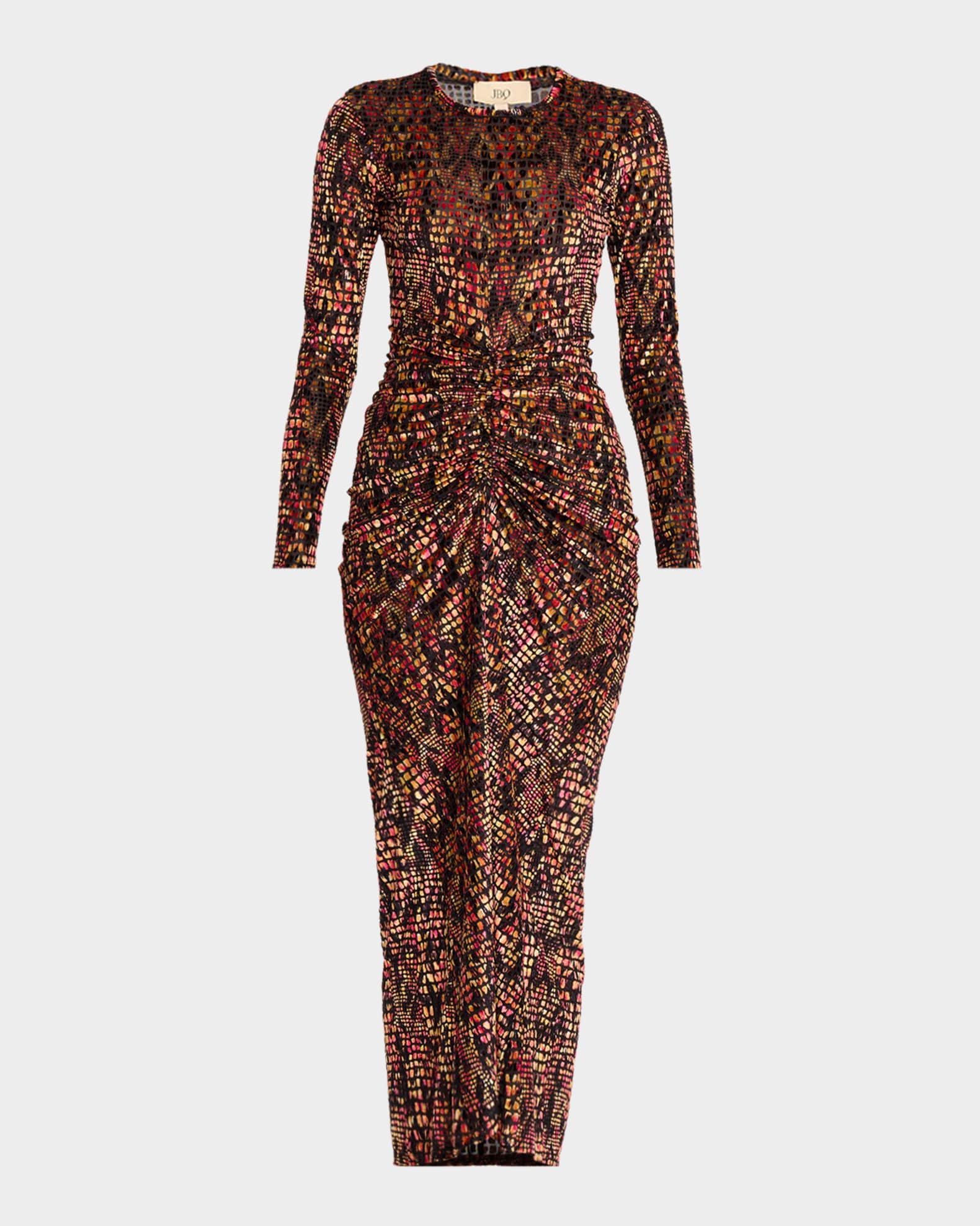JBQ Women's Elowen Dress - Brown - Maxi Dresses
