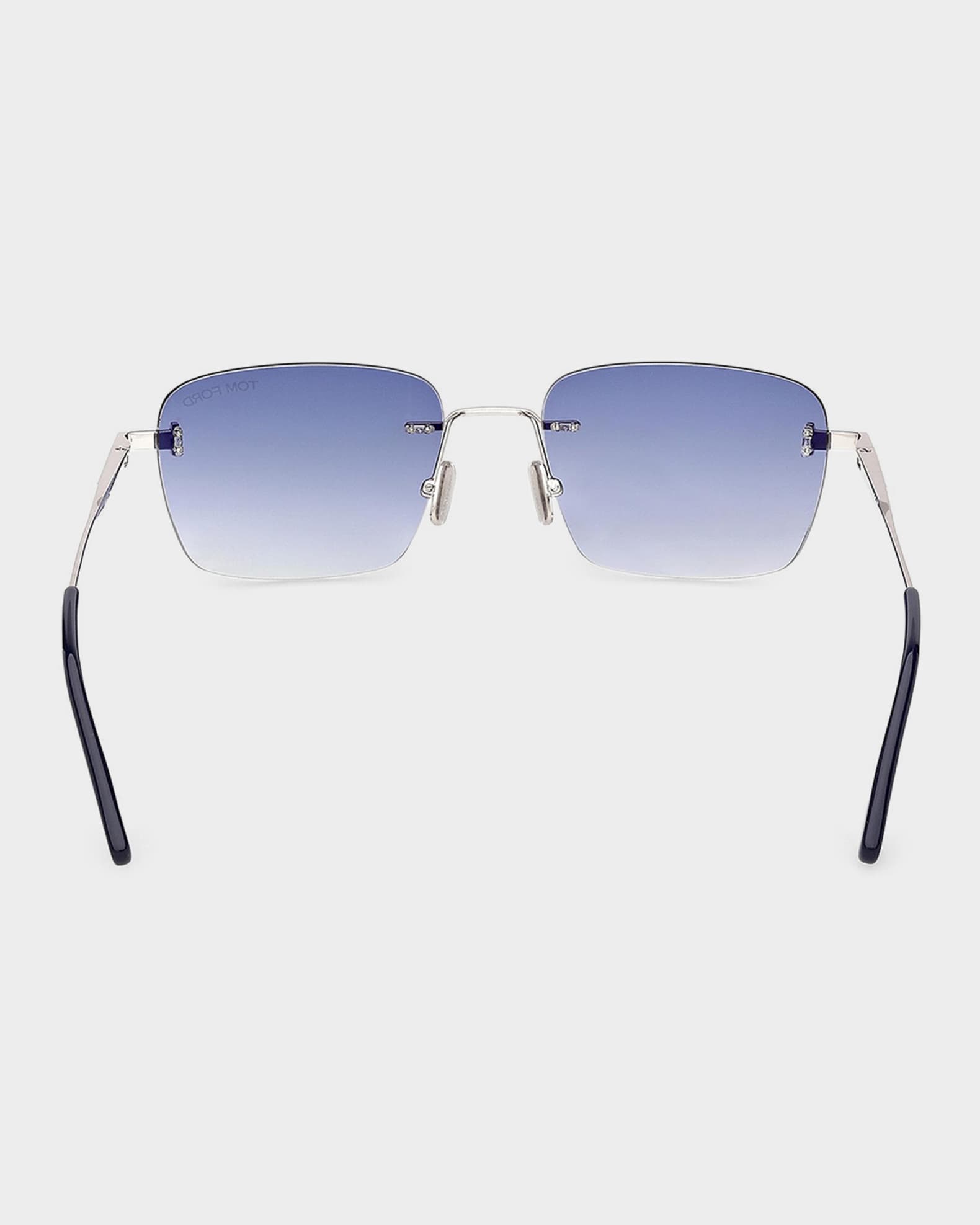 TOM FORD Jake 54mm Metal Rectangular Sunglasses | Neiman Marcus