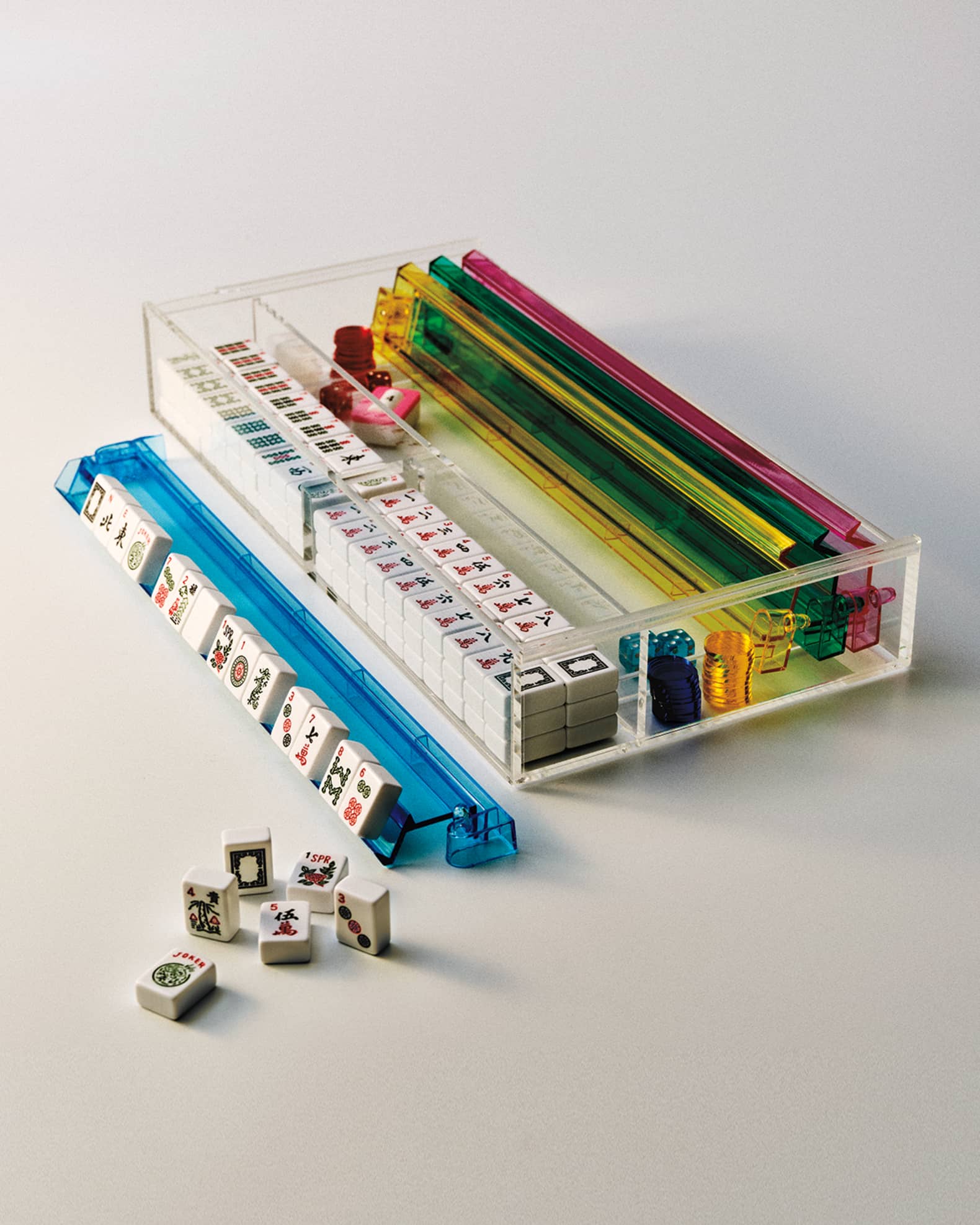 Tizo Acrylic Mahjong Set | Neiman Marcus