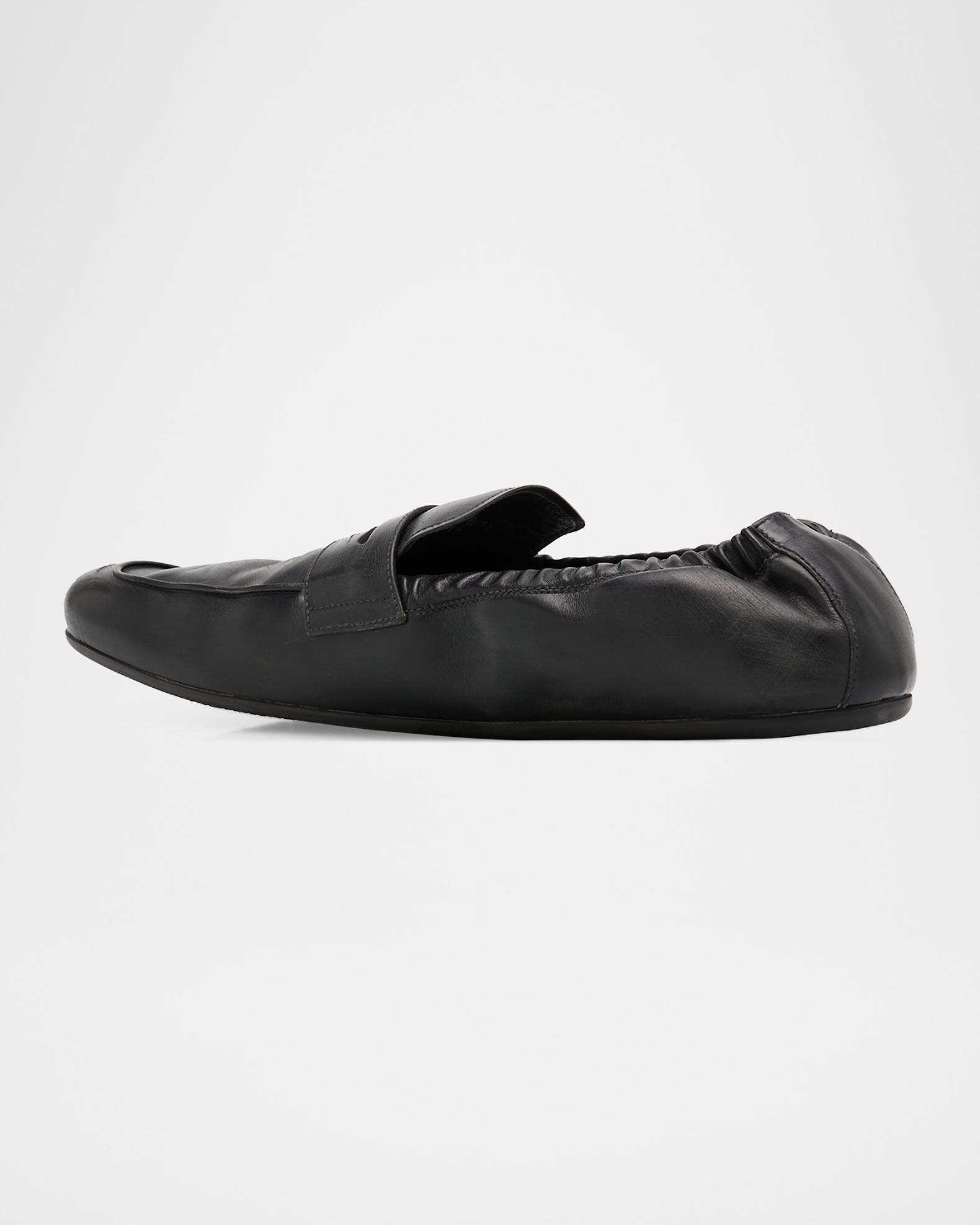 Prada Men's Analog Vitello 1 Leather Penny Loafers | Neiman Marcus