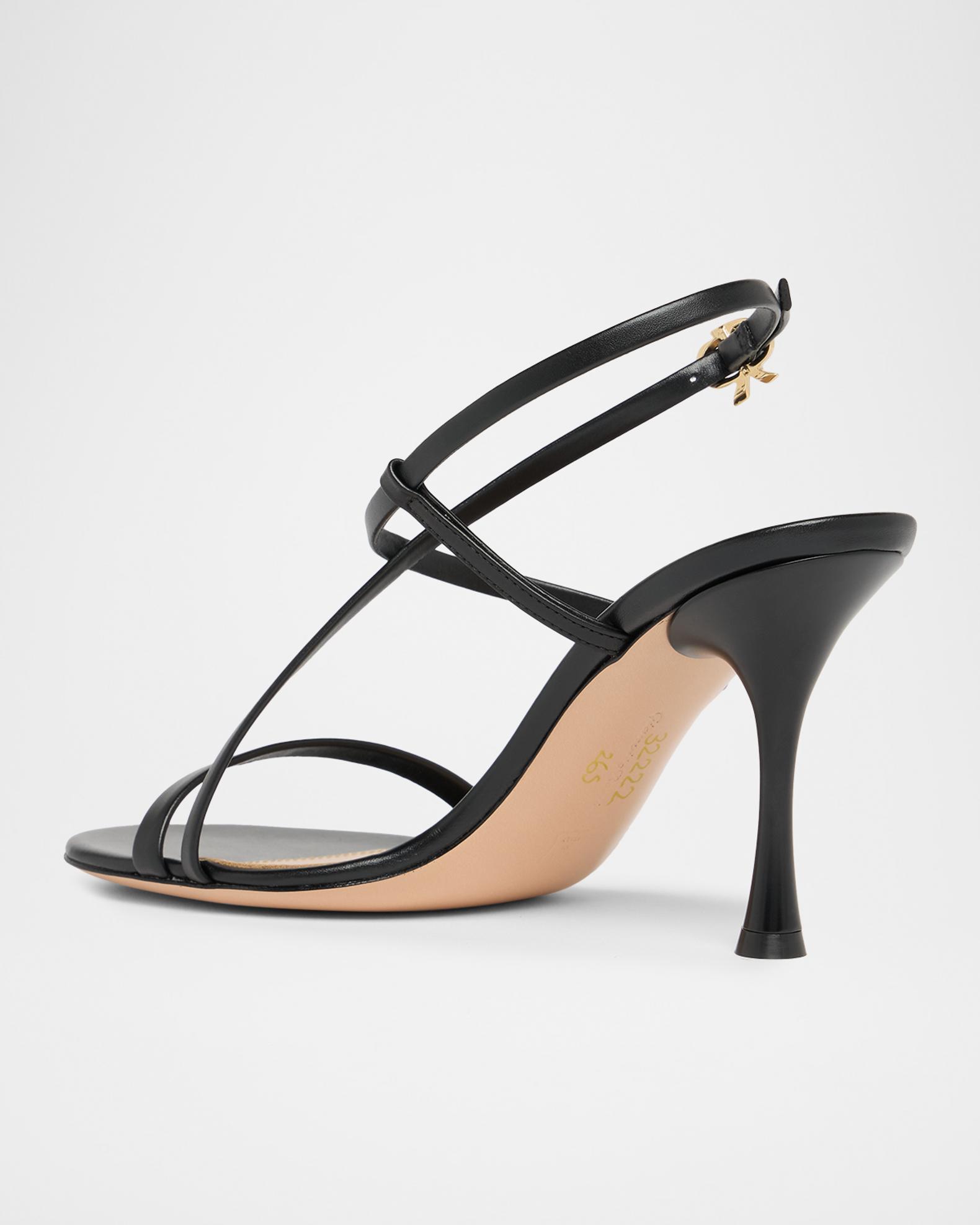 Gianvito Rossi 85mm Strappy Calf Leather Sandals | Neiman Marcus