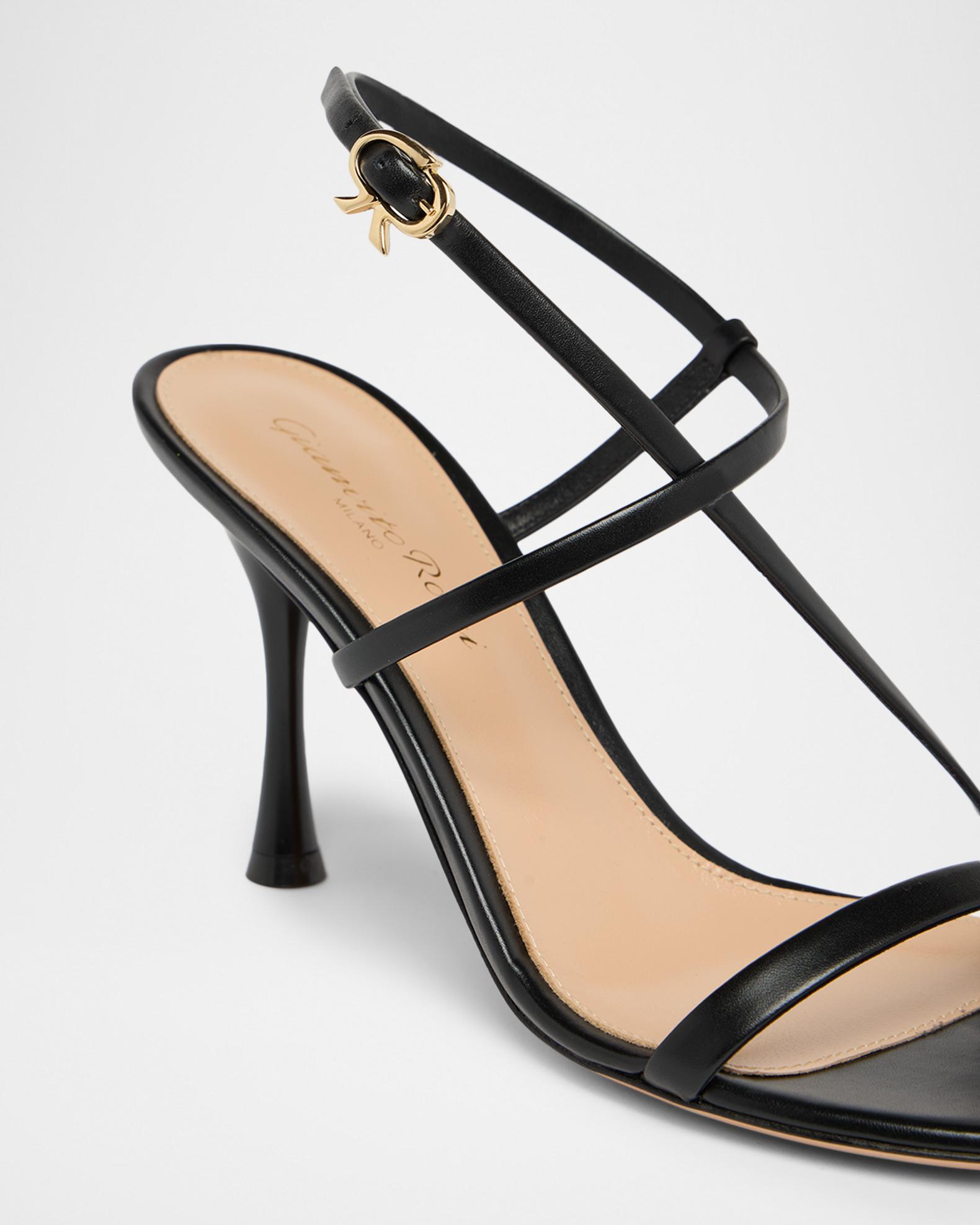 Gianvito Rossi 85mm Strappy Calf Leather Sandals | Neiman Marcus