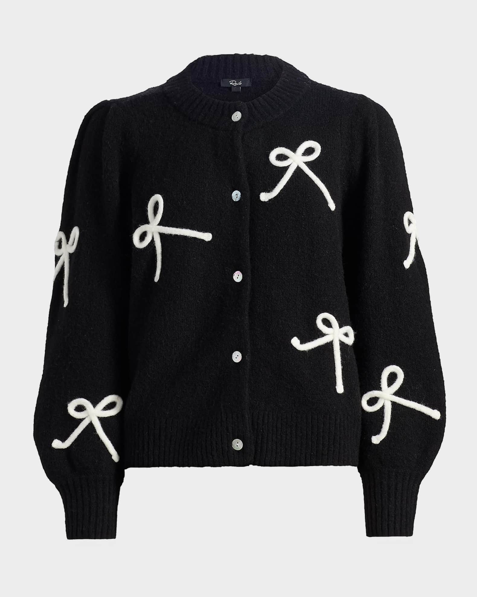 Rails Francesca Bow Cardigan | Neiman Marcus