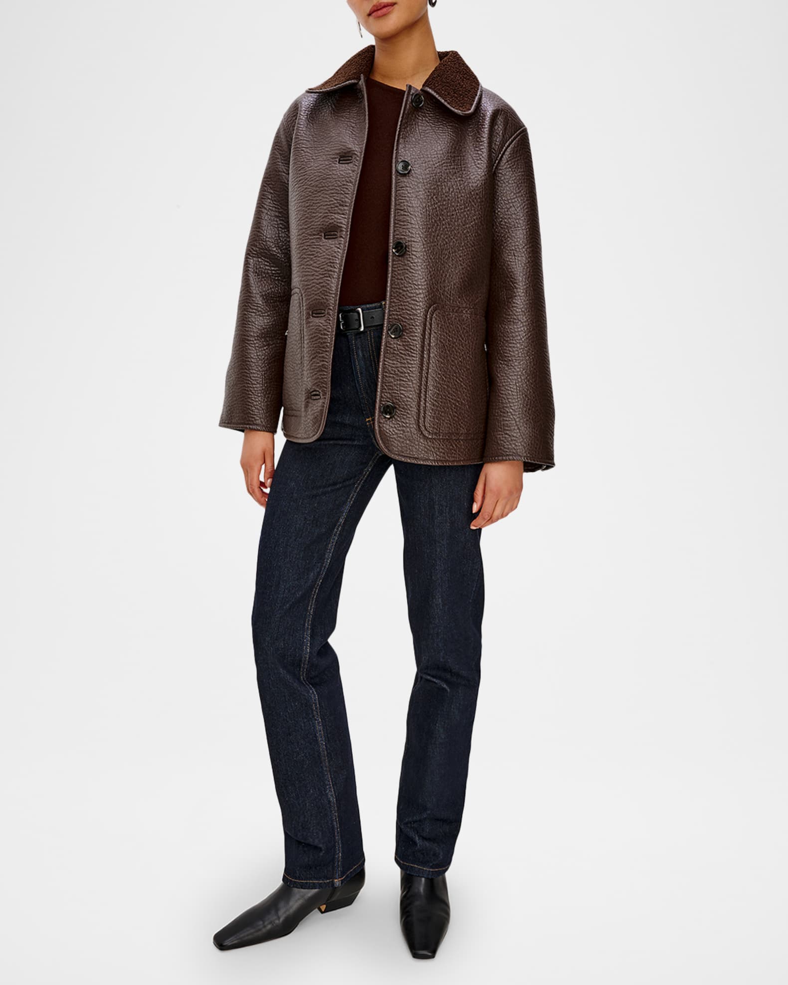 Luis Vegan Leather Jacket