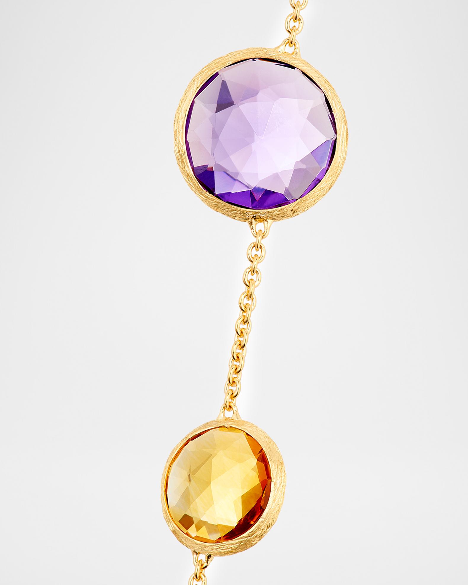 Marco Bicego Jaipur Color 18K Gold Gemstone Necklace | Neiman Marcus