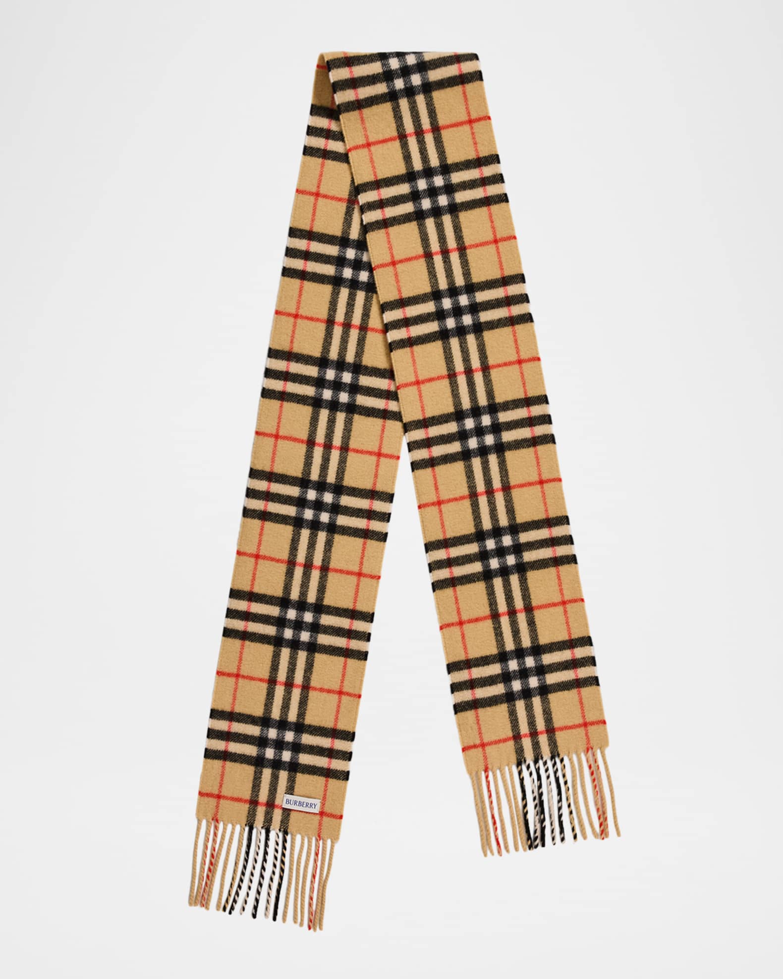 Burberry Check Cashmere Scarf | Neiman Marcus