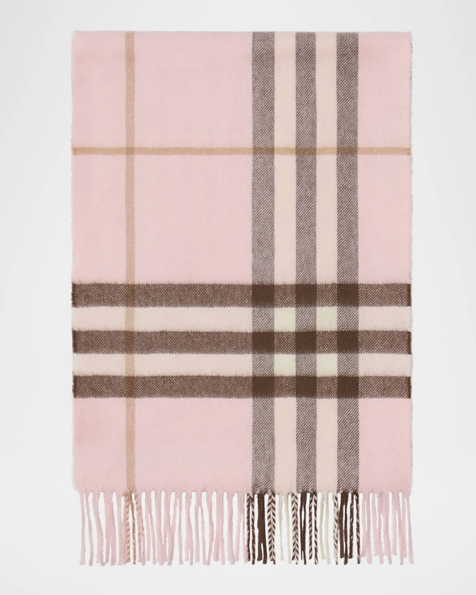 Burberry Cashmere Check Scarf | Neiman Marcus