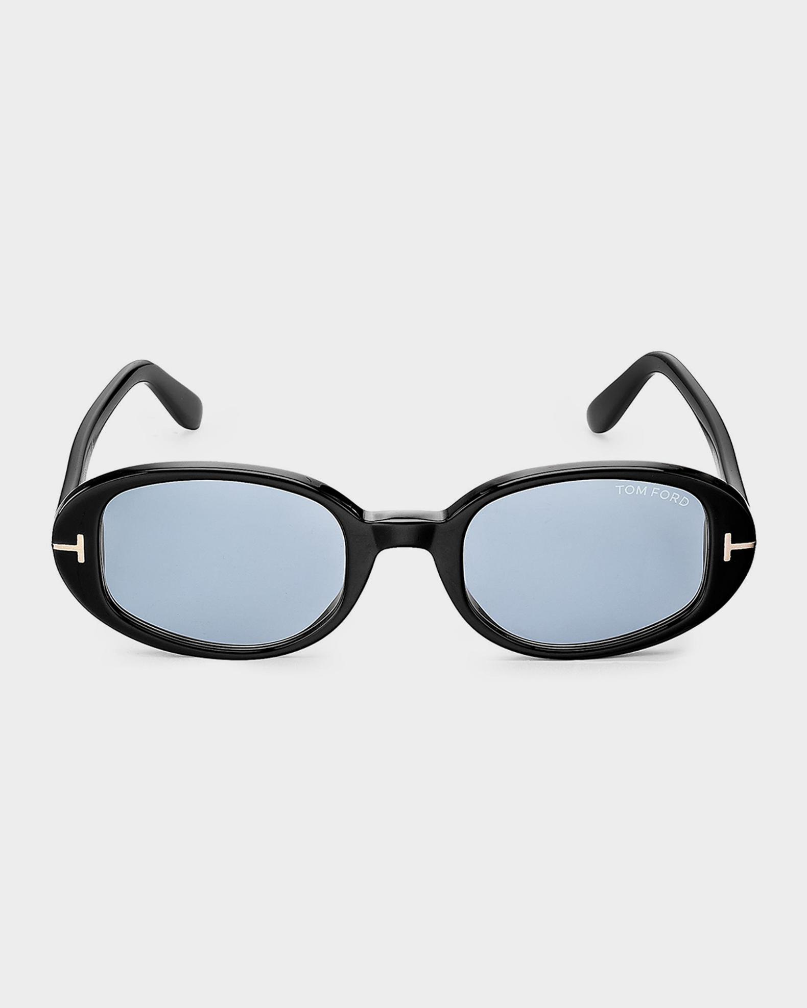 トム TOM FORD Iggy 49mm Oval Sunglasses | Neiman Marcus