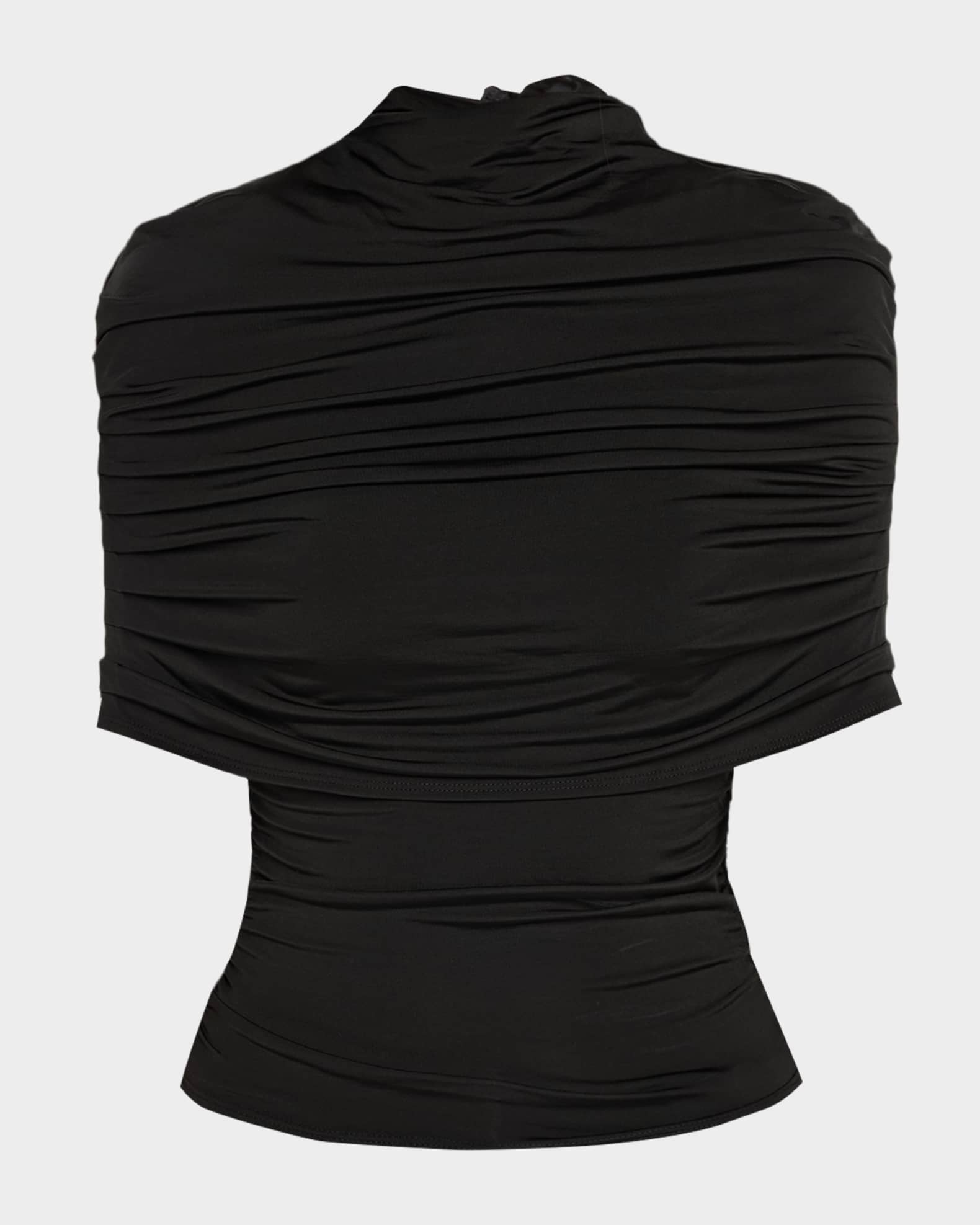 2 in 1 Mock Neck Jersey Top main image 0