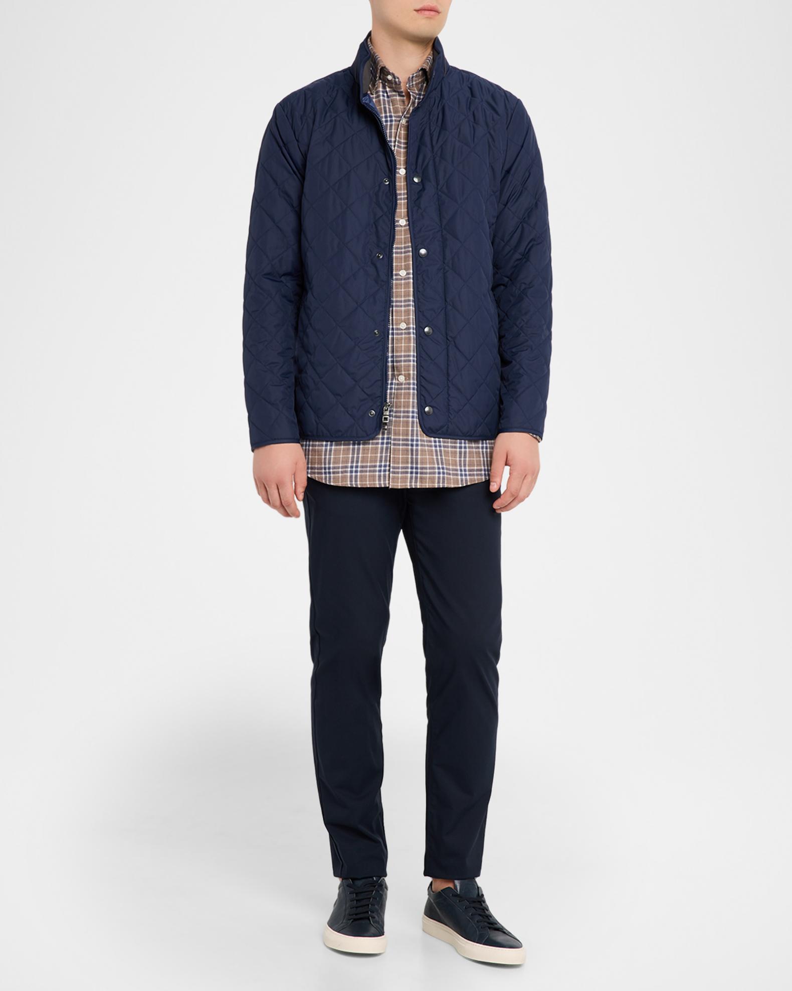 Peter Millar Men's Suffolk Quilted Stand-Collar Coat | Neiman Marcus