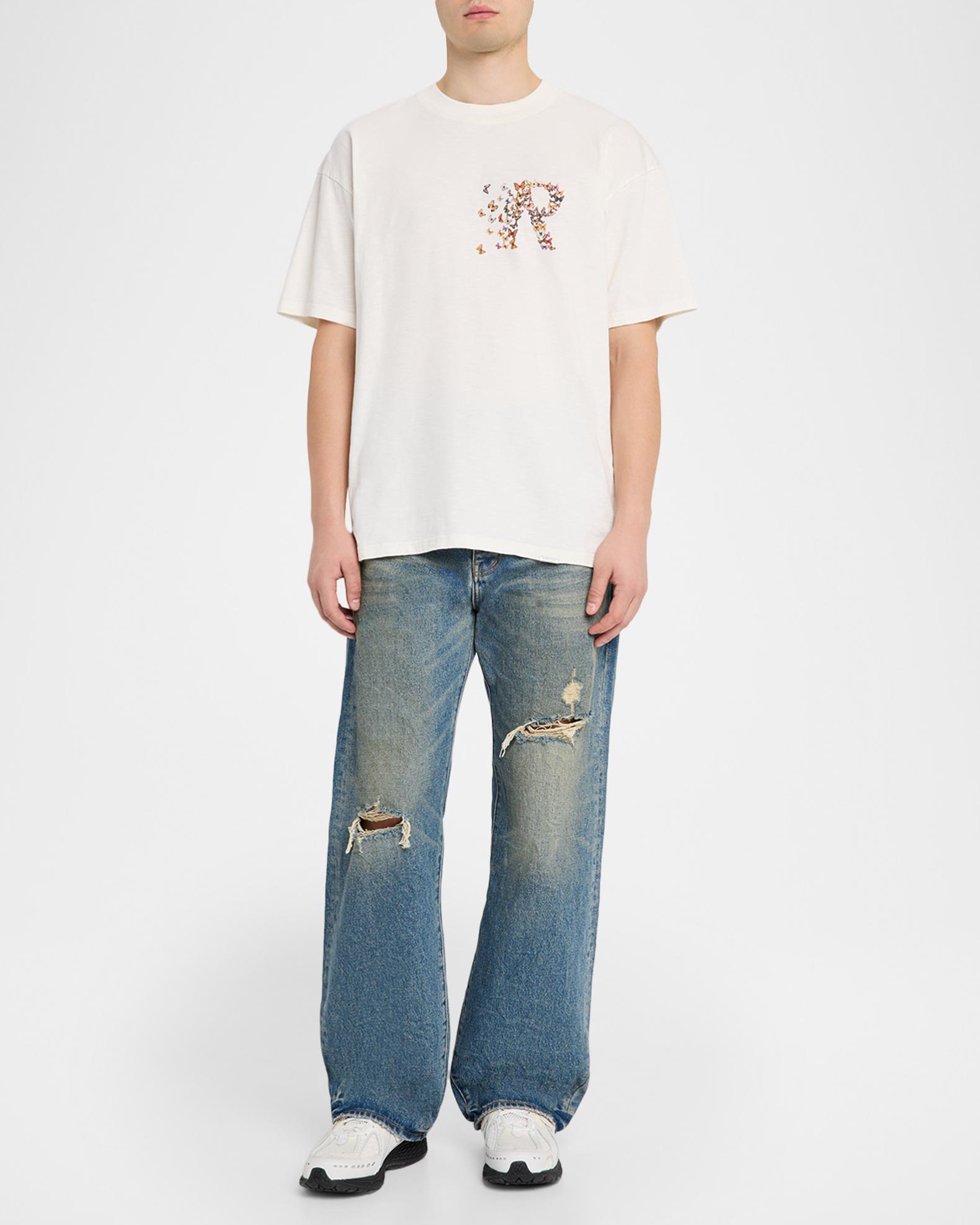REPRESENT Men's Monarch Logo Cotton Boxy Fit T-Shirt | Neiman Marcus