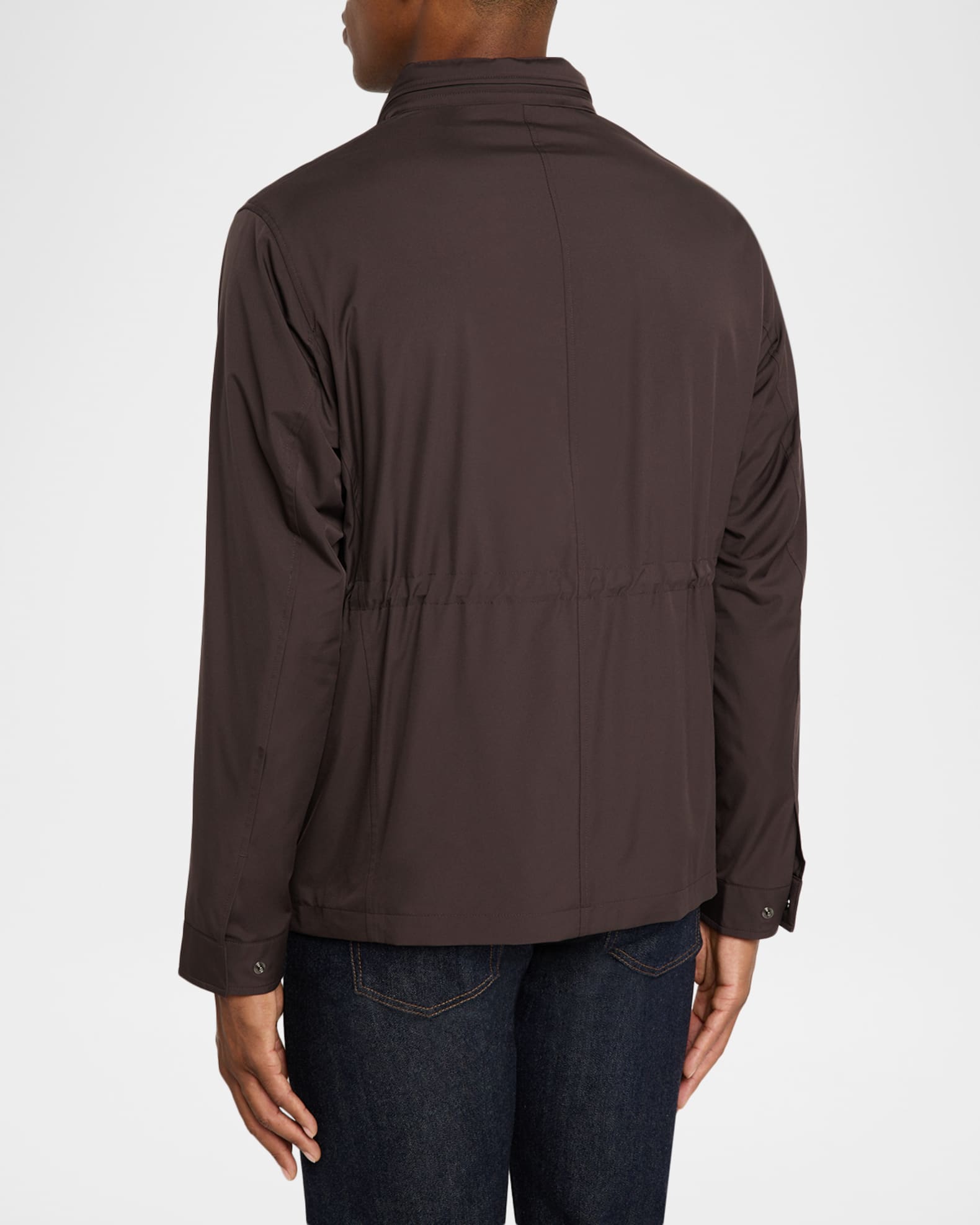 Peter Millar Men's Discovery Lightweight Twill Field Jacket | Neiman Marcus