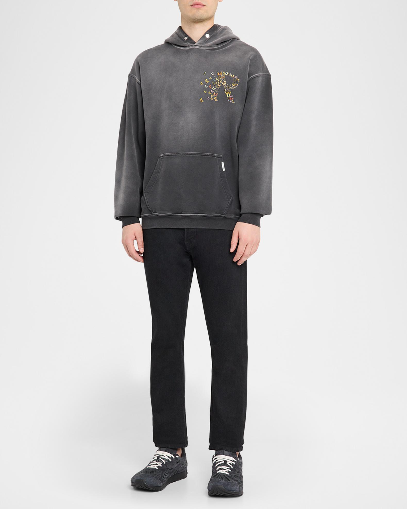 REPRESENT Men's Butterfly Initial Cotton Hoodie | Neiman Marcus