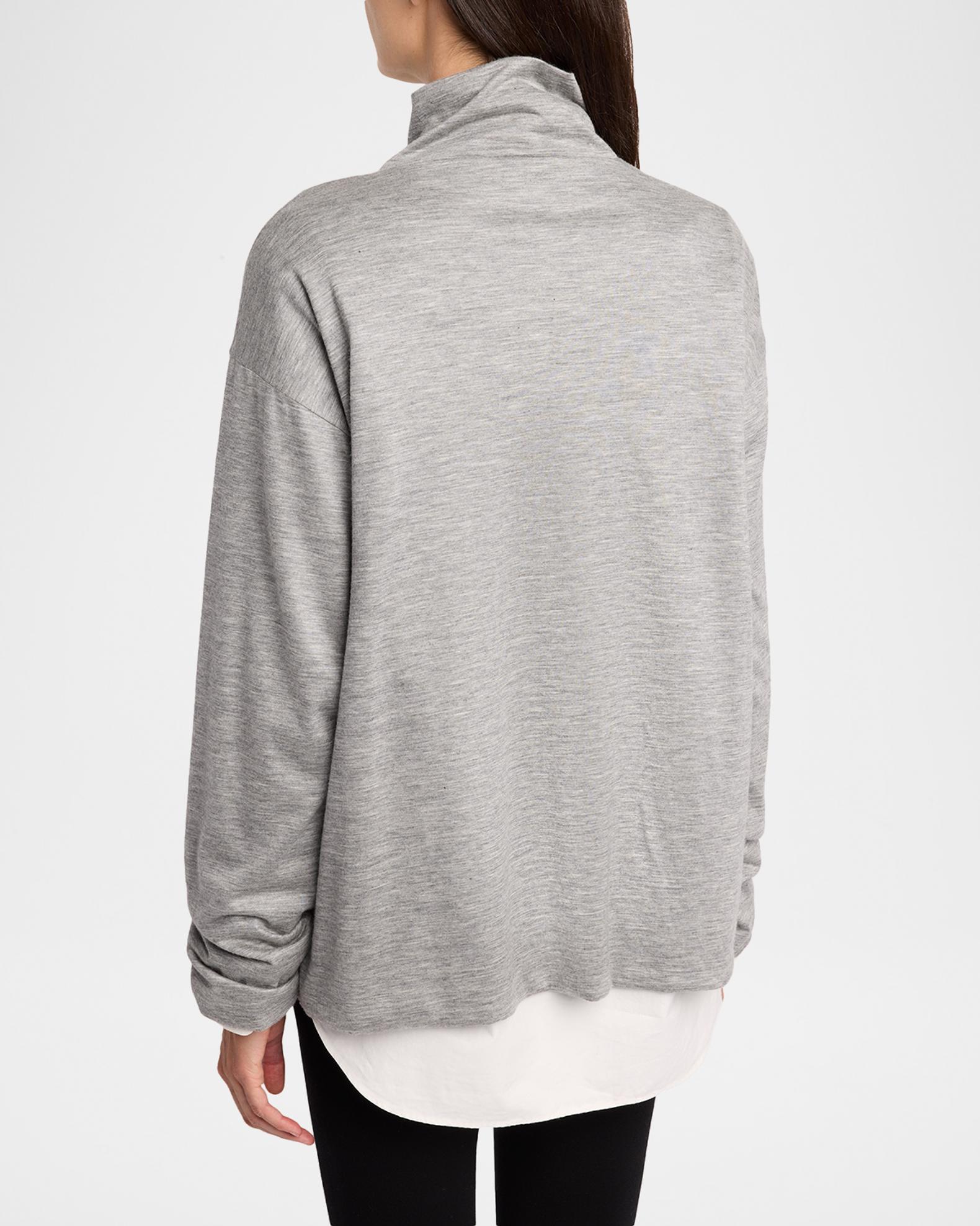 THE ROW Anapolis Turtleneck Cashmere Jersey Long-Sleeve Top
