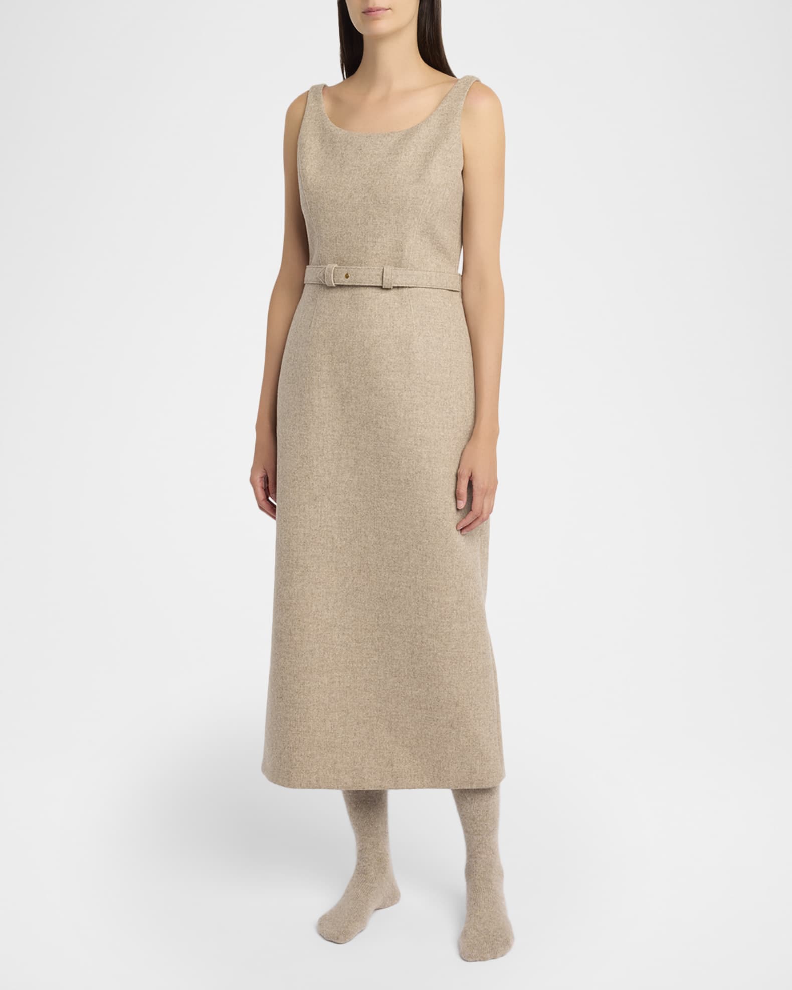 knee length dresses for ladies Emmeline Dress Black  The Row