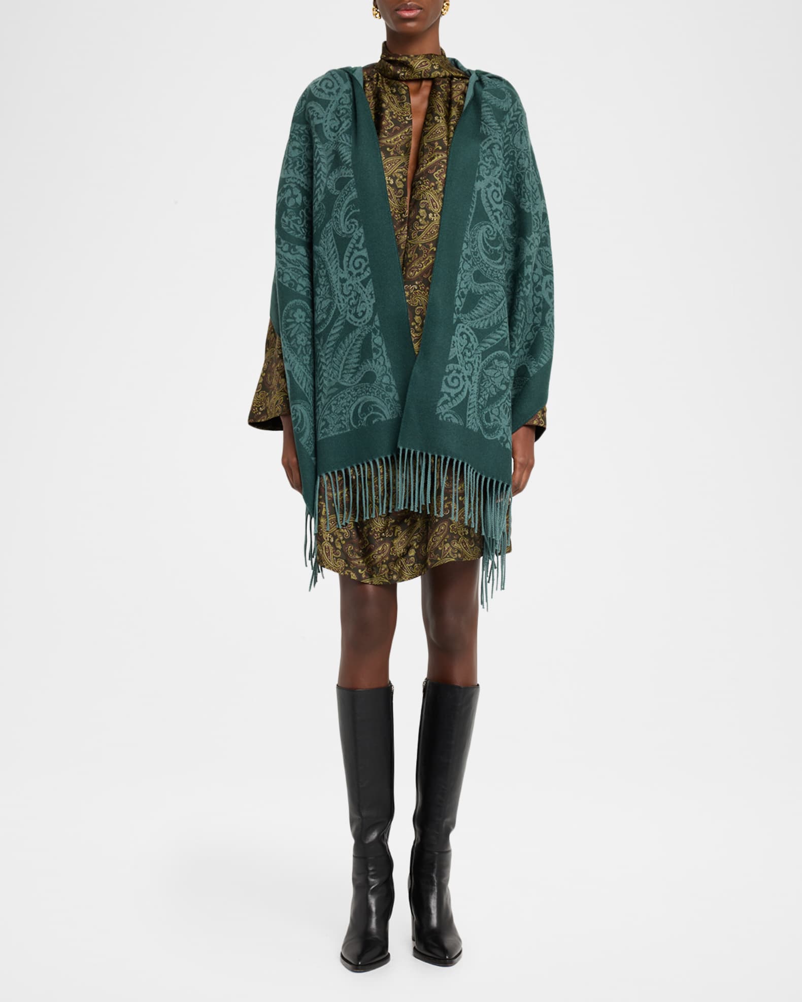 エトロ ETRO STOLE ETRO（エトロ）ストール 紺 サイズ:- レディース/2200682653053
