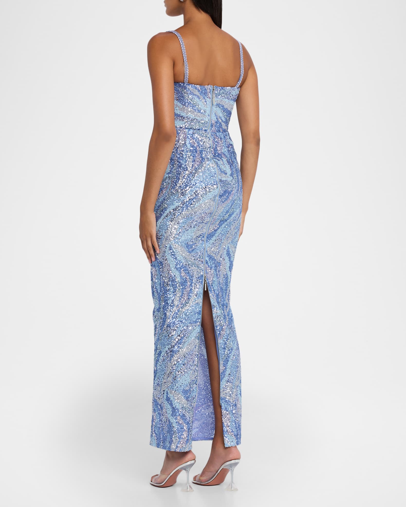 Bronx Banco Dahlia Sequined Maxi Dress | Neiman Marcus