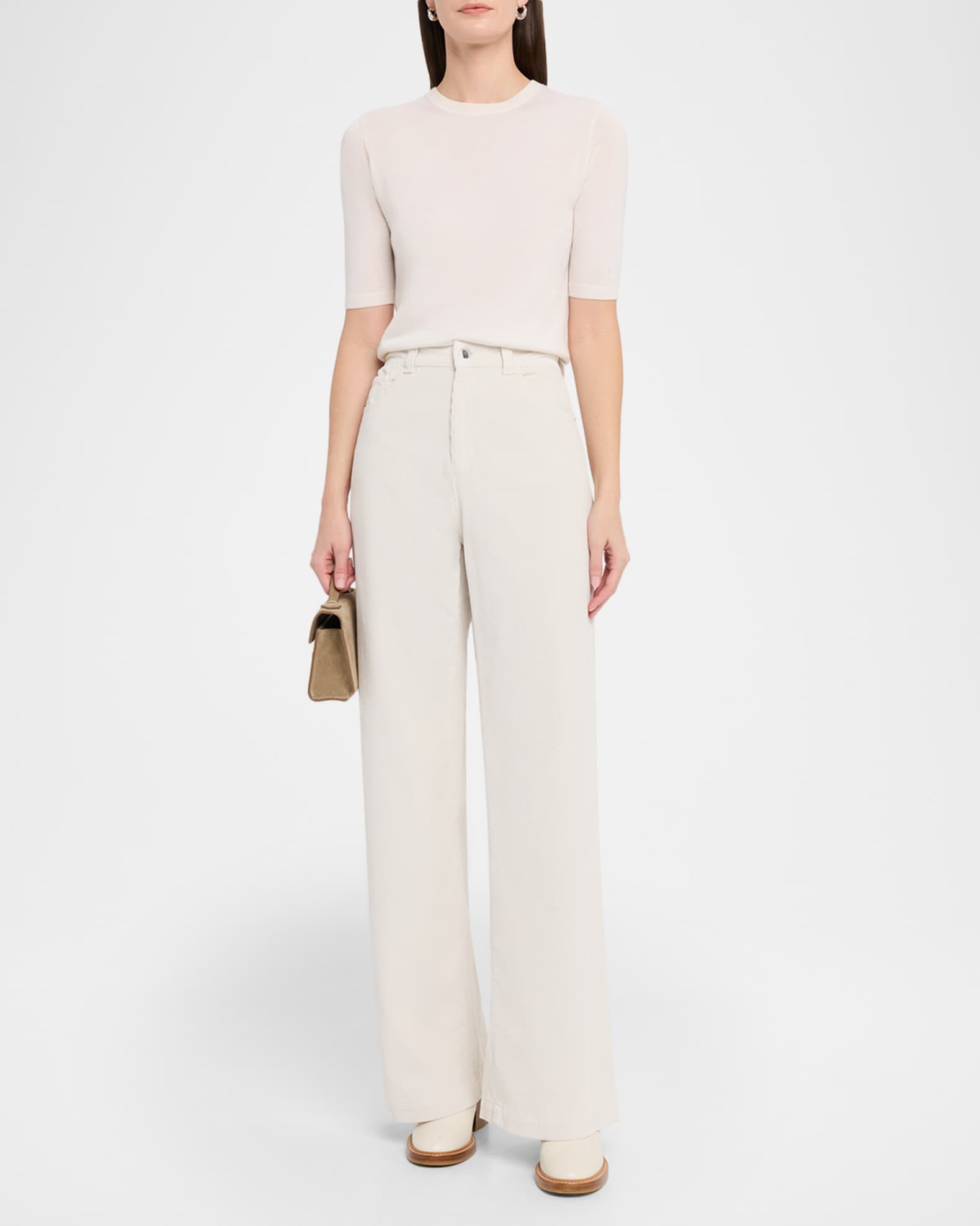 Emporio Armani Straight-Leg Corduroy Pants | Neiman Marcus