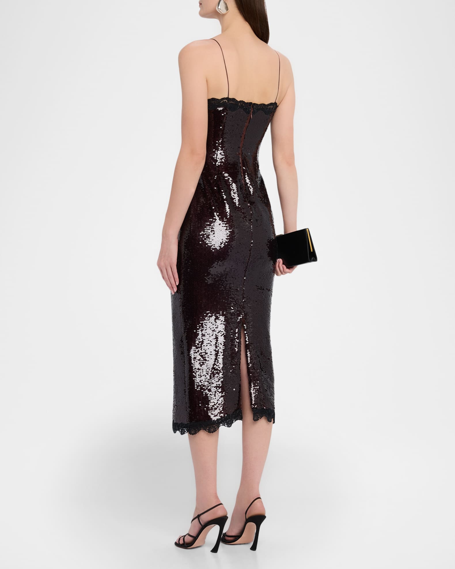 LoveShackFancy Verelith Sequined Midi Dress | Neiman Marcus