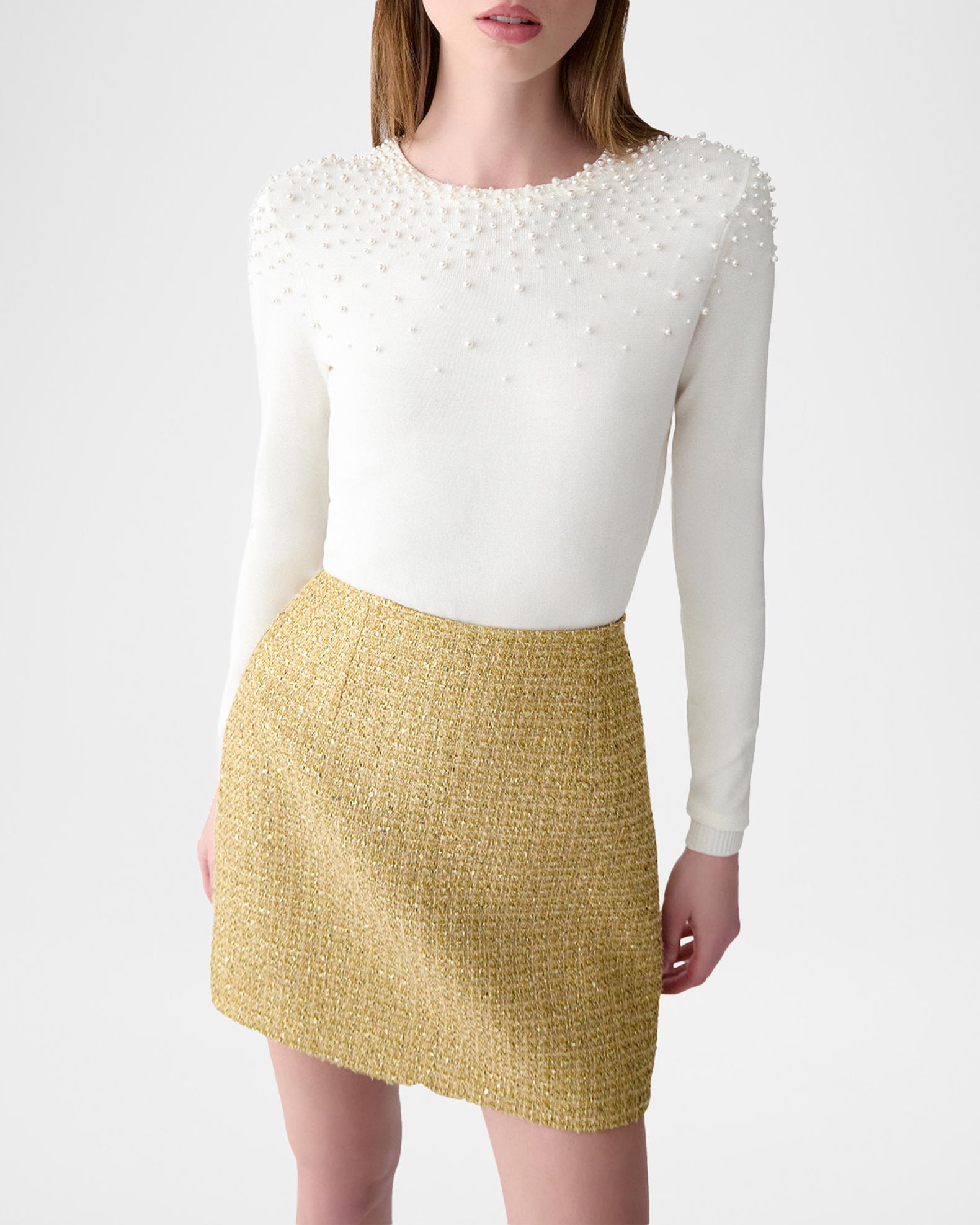 Carolina Herrera Metallic Tweed Mini Skirt | Neiman Marcus
