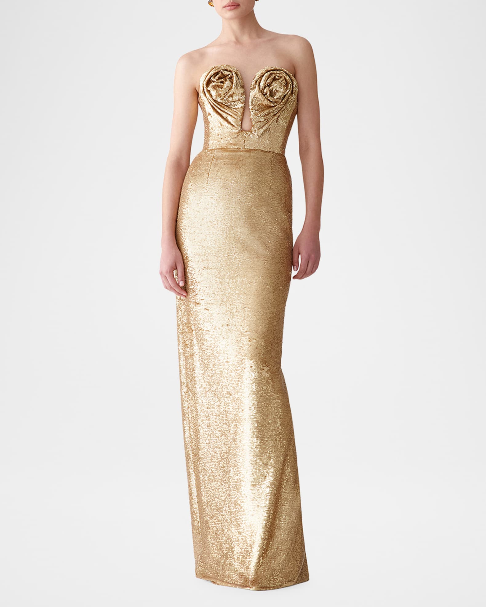 slim fit dress slacks Party-Starter Sequin Strapless Bodycon Mini Dress main image 0