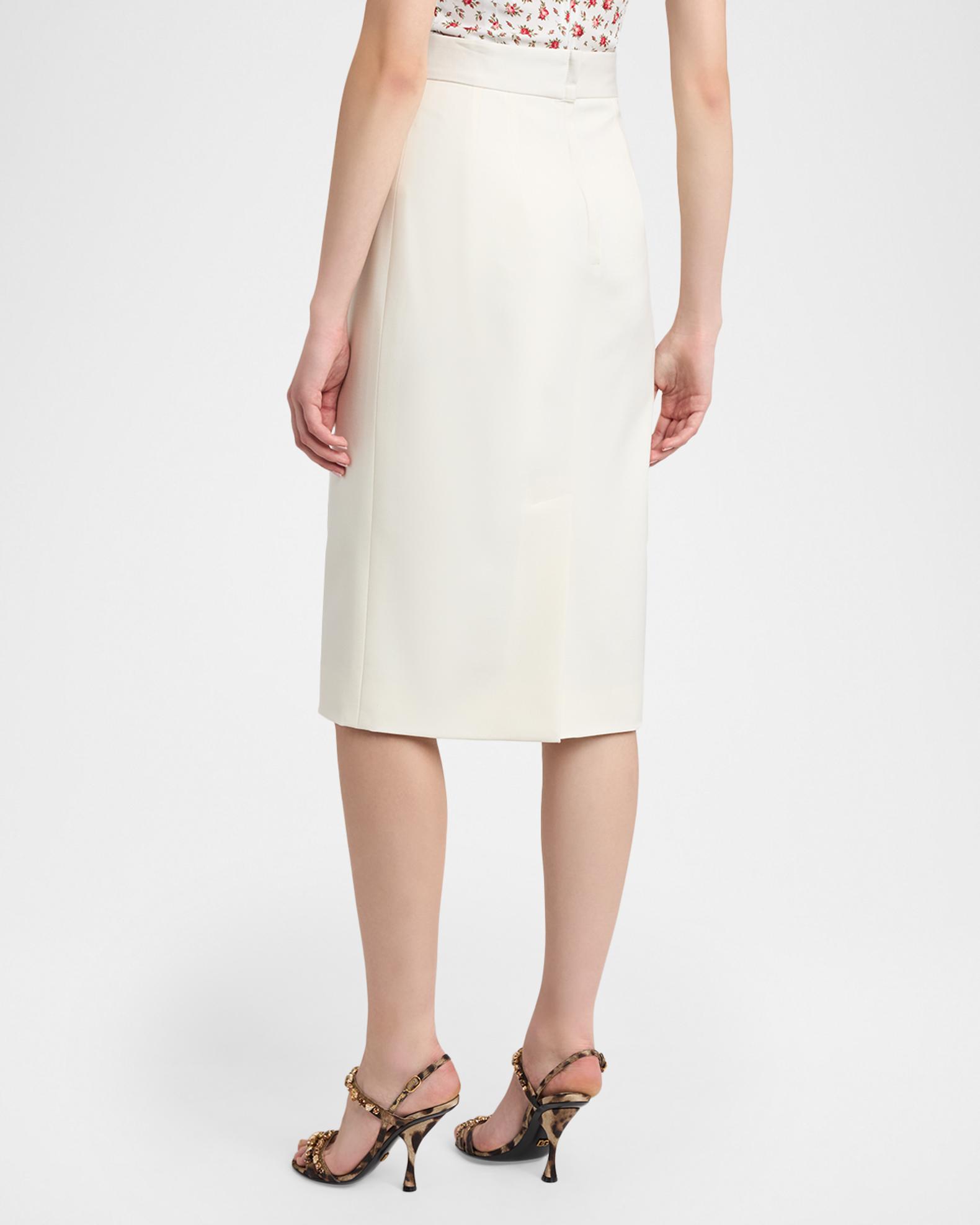 DOLCE&GABBANA シルク ペイズリー柄 タイトスカート 42 伊製 Dolce&Gabbana Wool-Stretch Cady Pencil Skirt | Neiman Marcus