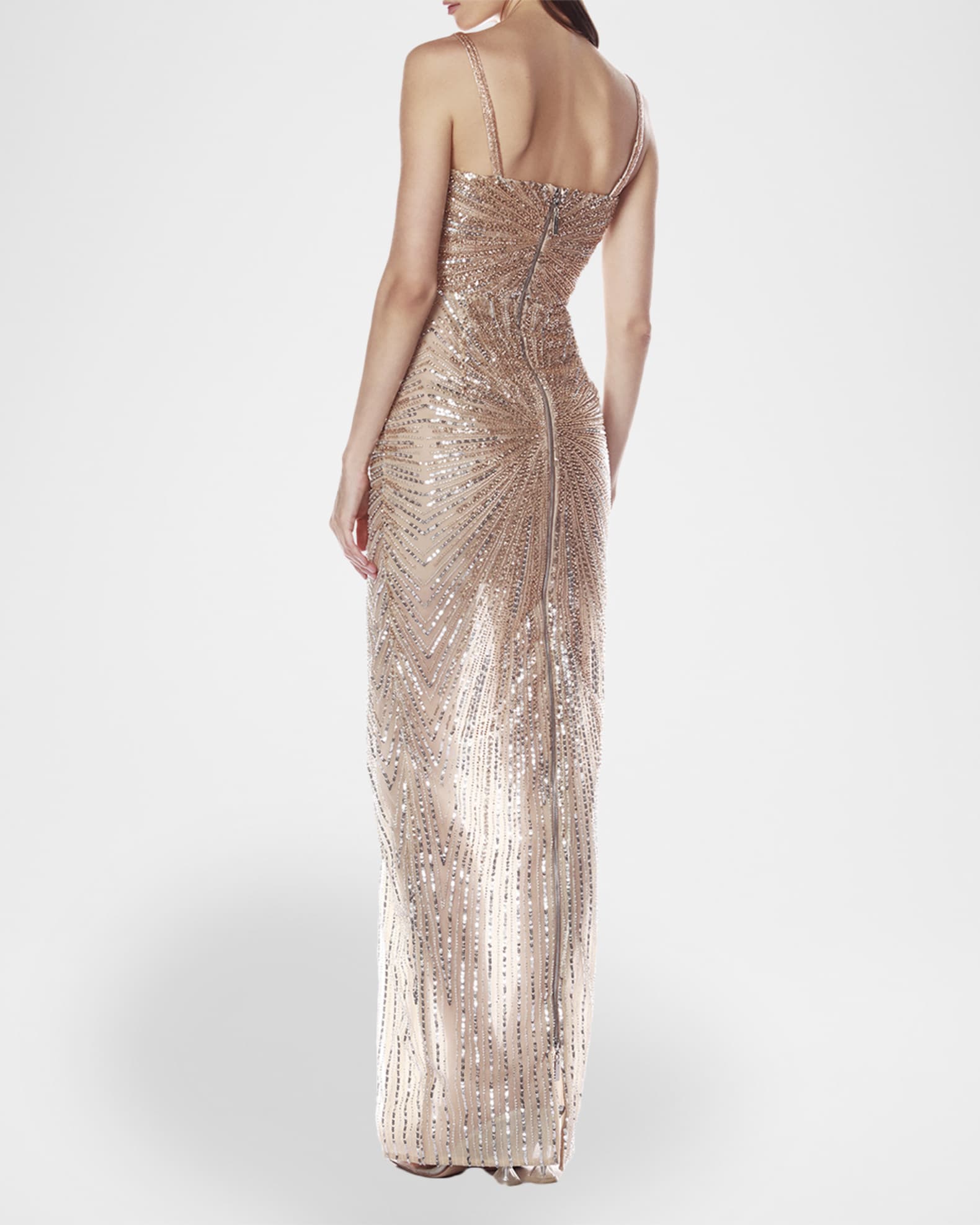 Bronx and Banco Dahlia Sequined Maxi Dress | Neiman Marcus