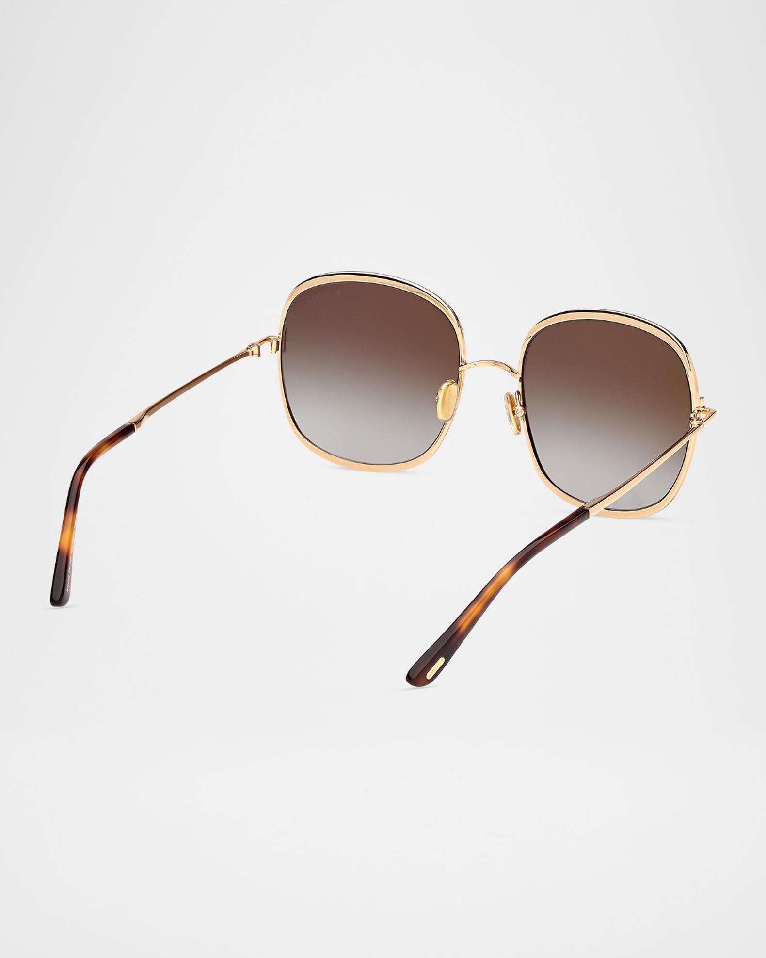 Tom Ford Sofia-02 TF1320 Oversized Gold Metal Frame Gray Tinted UV400 Tom Ford Sunglasses & Sunglasses Accessories for Women for  main image 4