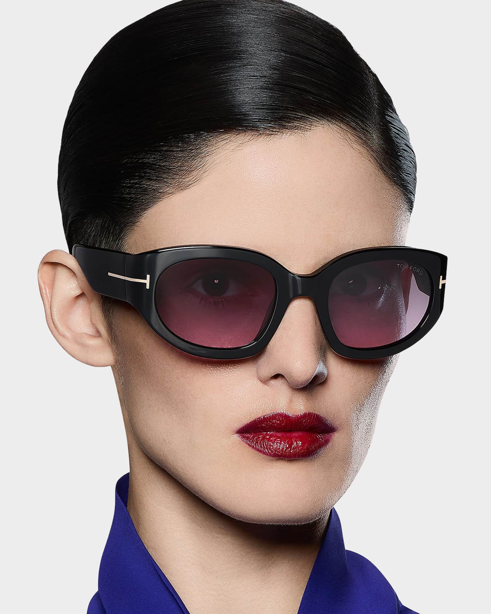 TOM FORD Tallulah-02 Acetate Cat-Eye Sunglasses | Neiman Marcus