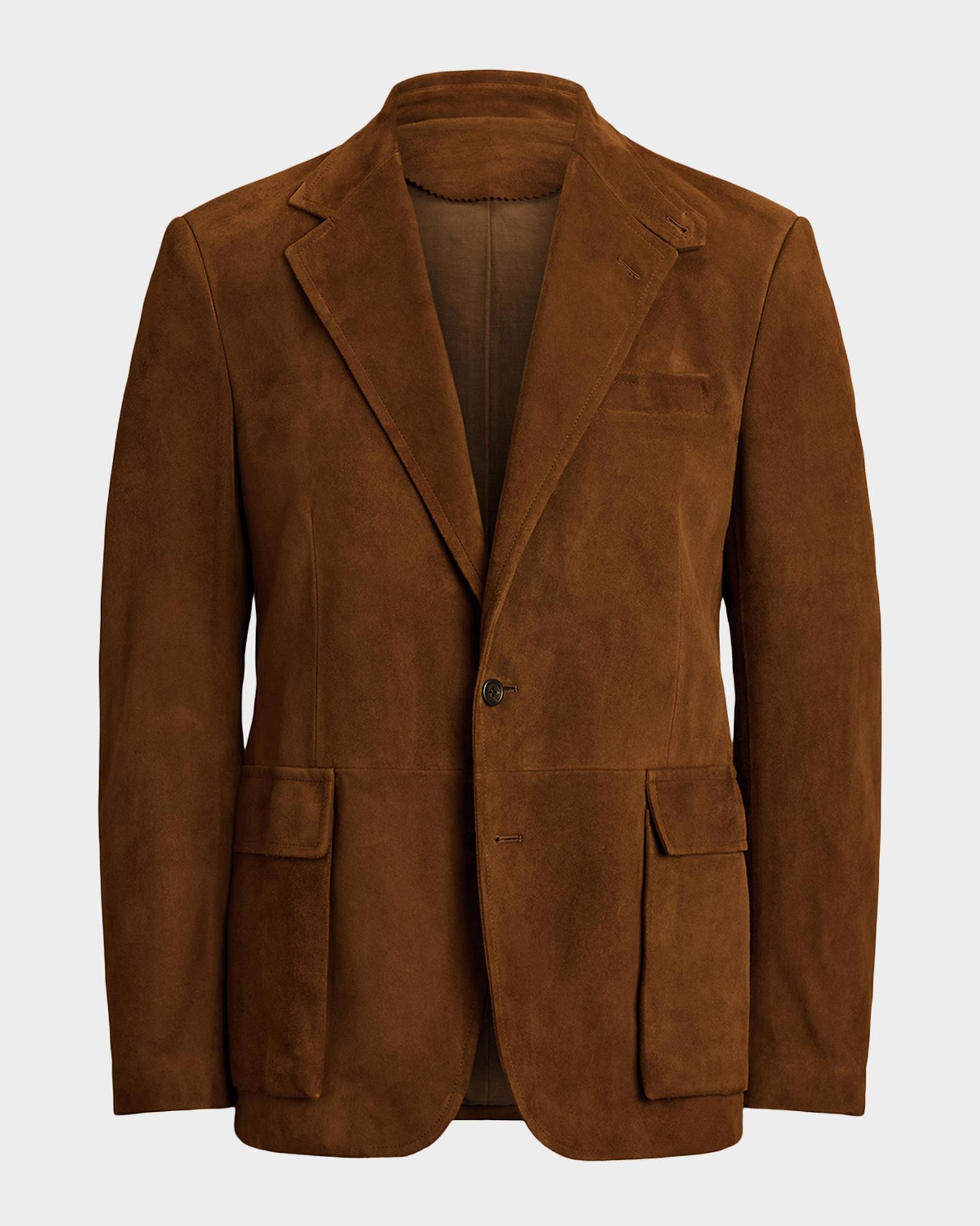 Polo Ralph Lauren Men's The RL67 Suede Two-Button Sport Jacket