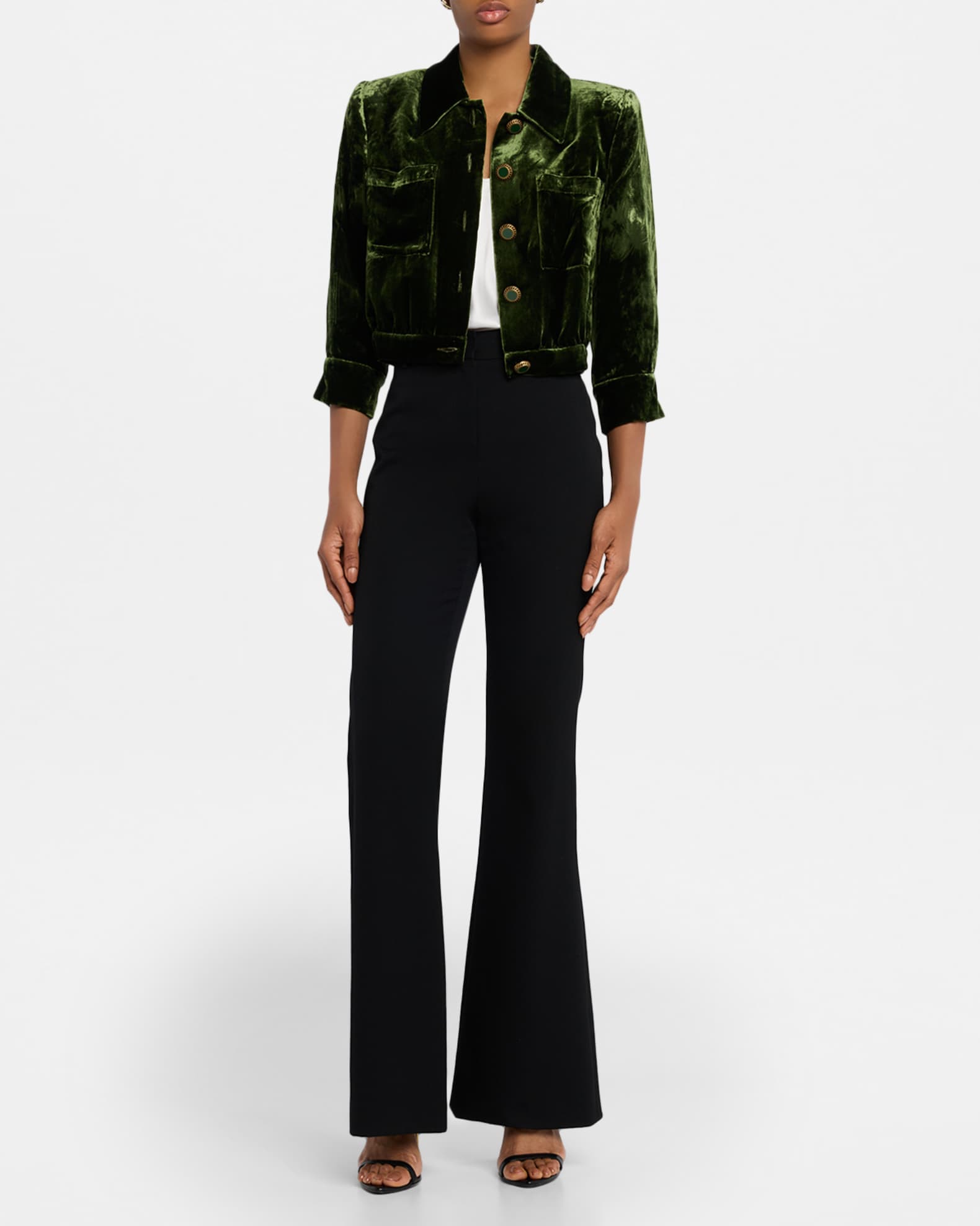 ジャケット・アウター maison margiela cropped velvet jacket 40 新品