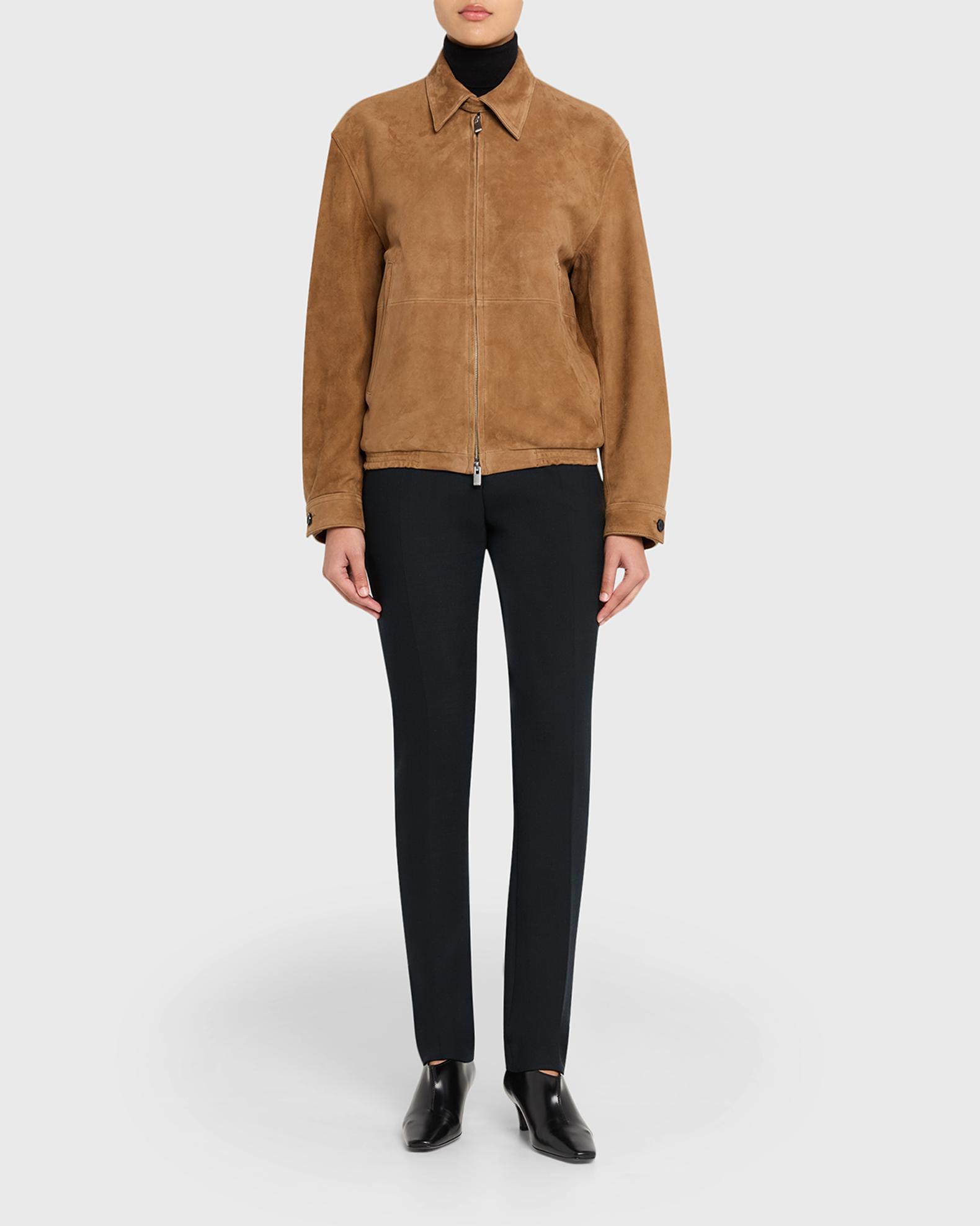 TONYWACK Blouson Goat Suede Jacket | Neiman Marcus