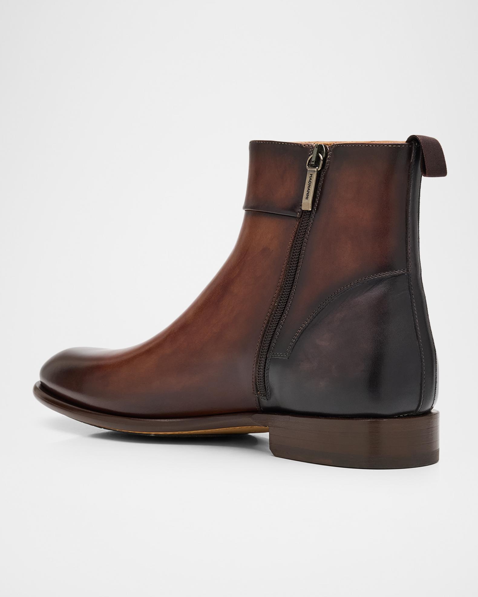 Magnanni Men's Leather Ankle Boots | Neiman Marcus