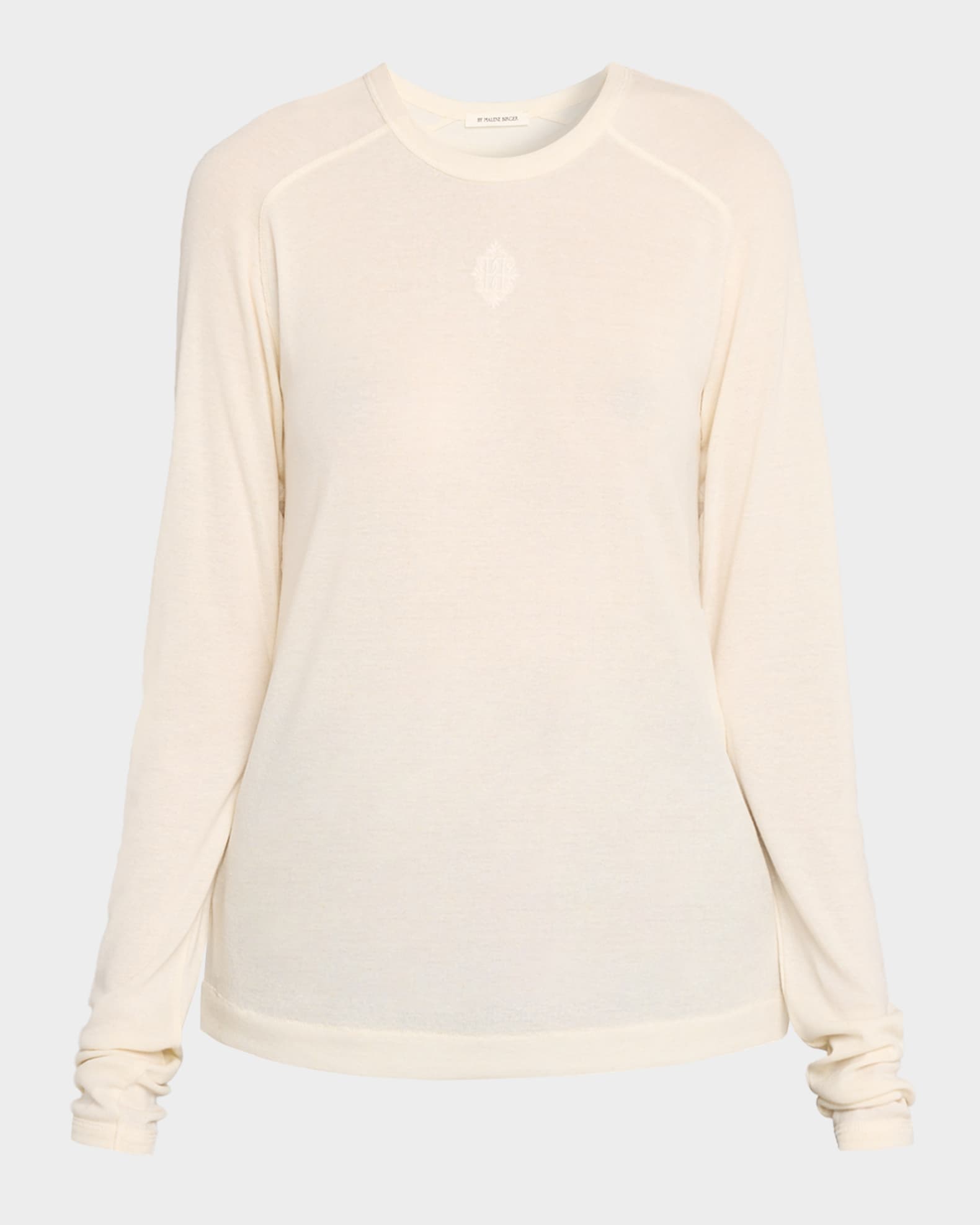By Malene Birger Fritha Lightweight Raglan-Sleeve Top | Neiman Marcus