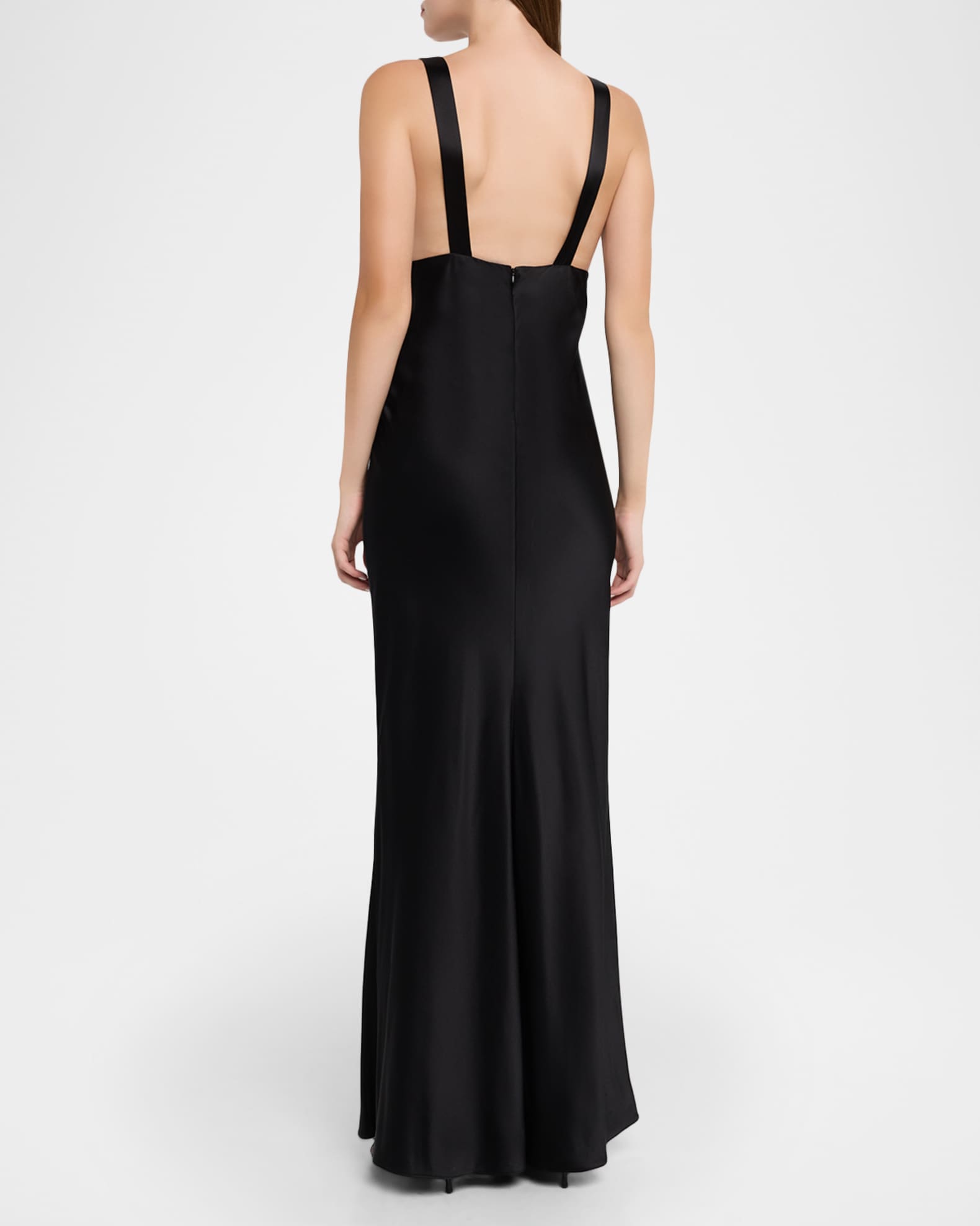 chinese dress ladies Glittery Pleated Empire Waist Sleeveless Formal Evening Dress main image 1