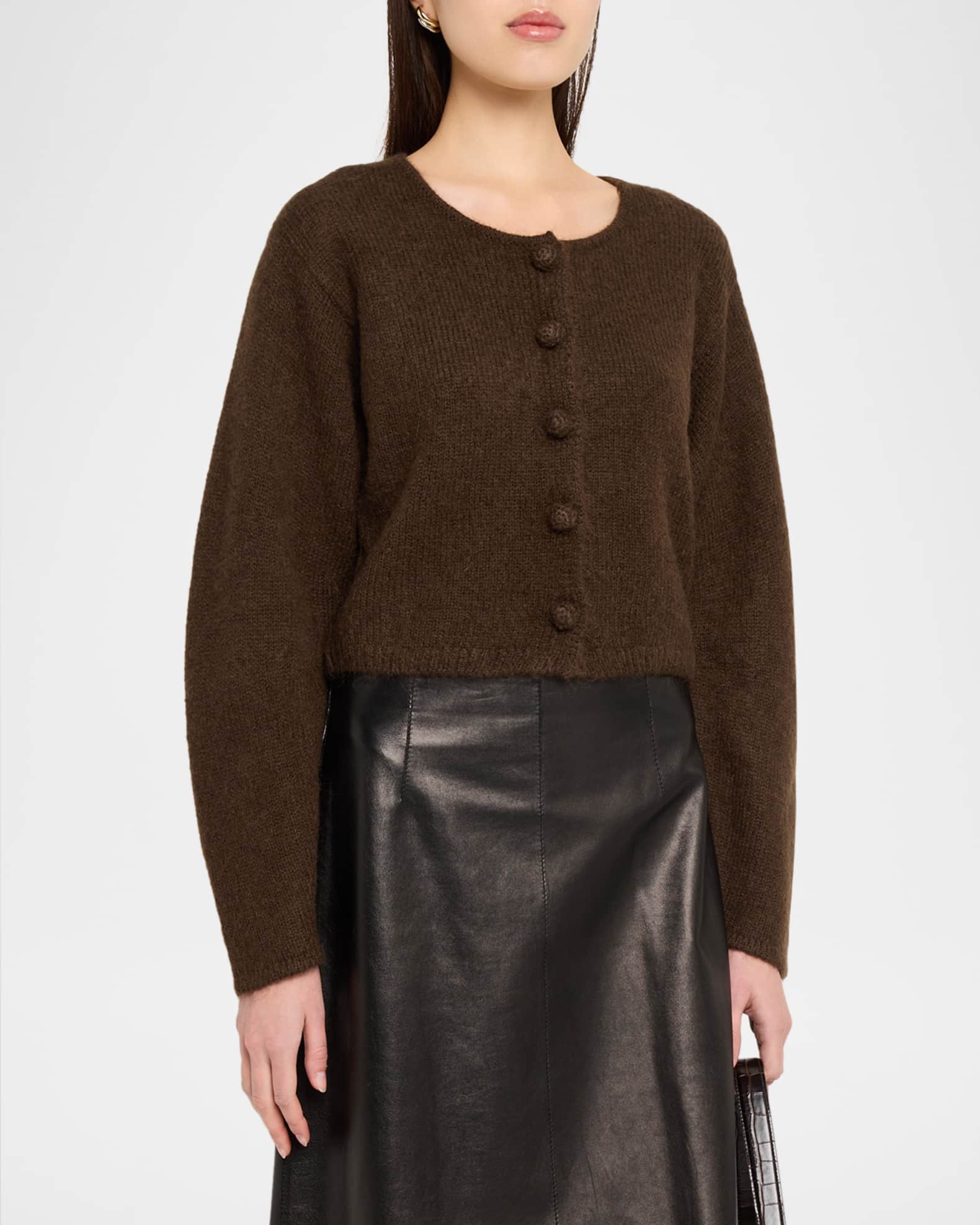 KAJA MOHAIR KNIT CARDIGAN Mサイズ By Malene Birger Zharea Wool-Mohair Knit Cardigan | Neiman Marcus