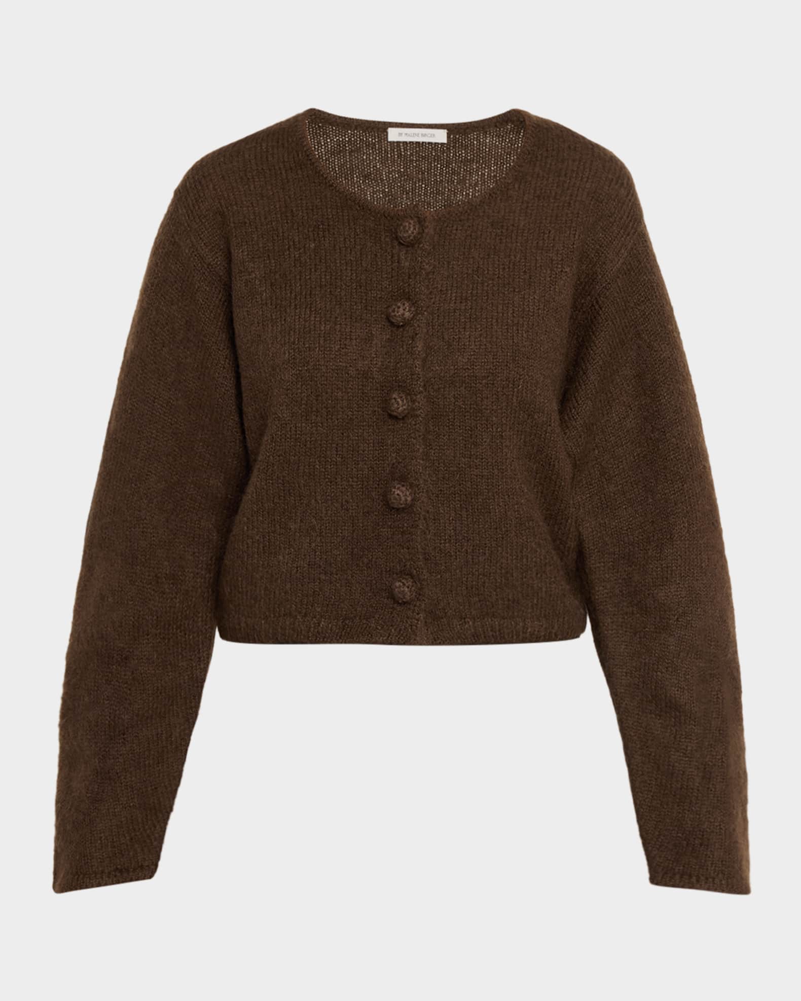 By Malene Birger Zharea Wool-Mohair Knit Cardigan | Neiman Marcus