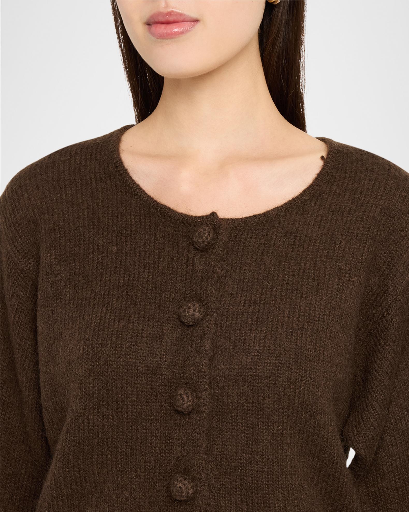 By Malene Birger Zharea Wool-Mohair Knit Cardigan | Neiman Marcus